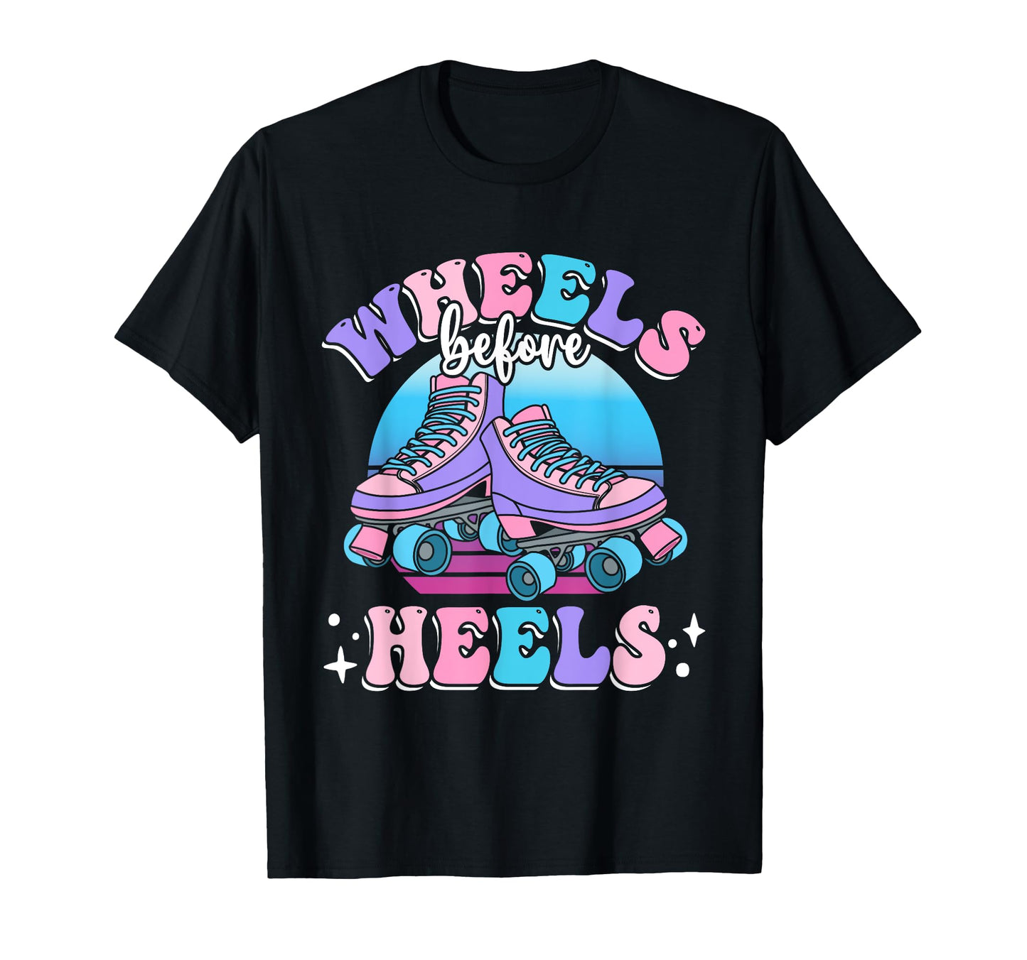 Funny Roller Skater Wheels Before T-Shirt - Aesthetic Graphic Men Women - T-Shirt, Sweatshirt, Hoodie