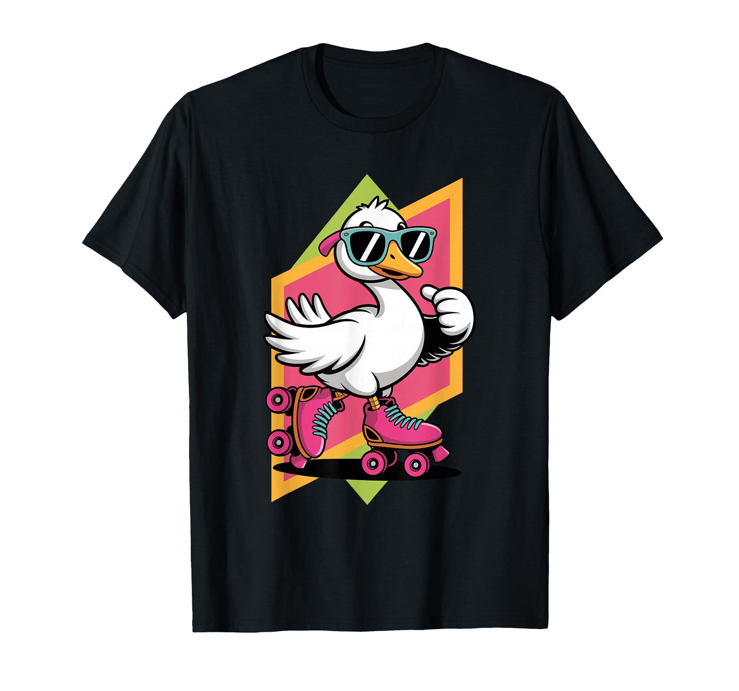 Silly Goose Roller Skates Skating T-Shirt - Trendy Graphic for Adults - T-Shirt, Sweatshirt, Hoodie