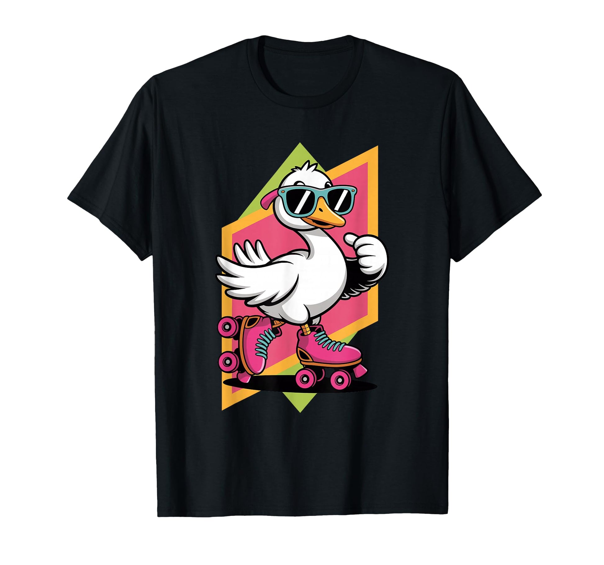Silly Goose Roller Skates Skating T-Shirt - Trendy Graphic for Adults - T-Shirt, Sweatshirt, Hoodie