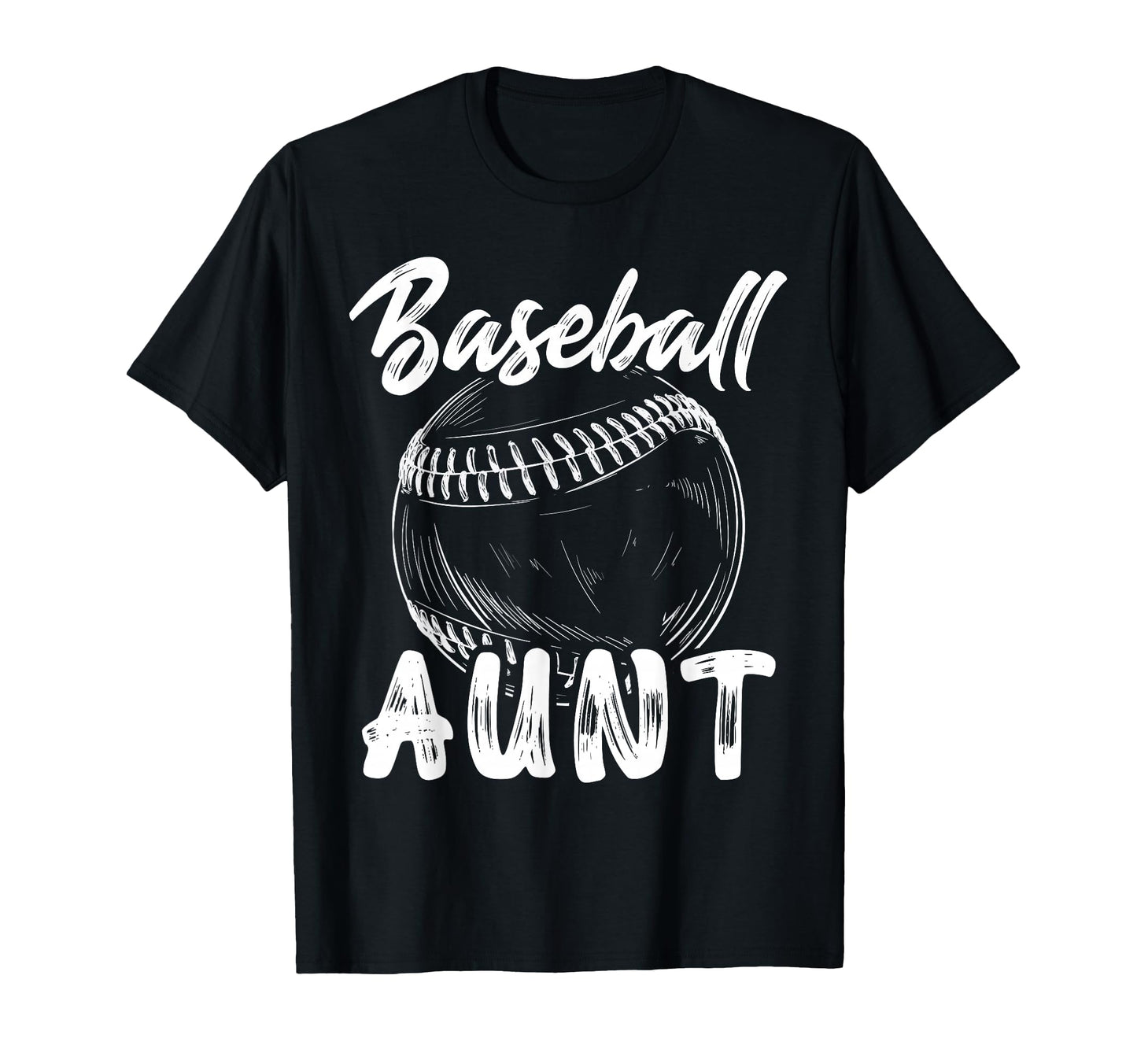 Baseball Aunt Family Matching Players T-Shirt - Graphic Print for Adults - T-Shirt, Sweatshirt, Hoodie