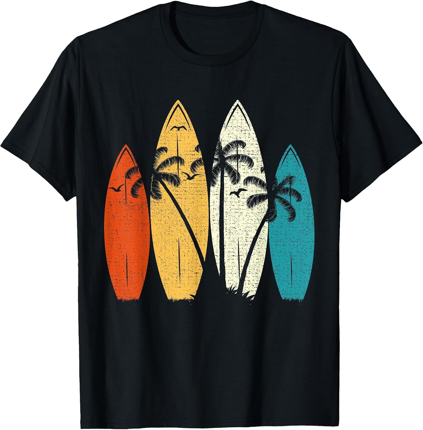 Vintage Surfing Surfboard Lover - Adult & Kids T-Shirts, Sweatshirts & Hoodies apparel design preview 1