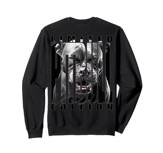 Back Y2K Streetwear Dog Pit Bull Sweatshirt - Streetwear Style Unisex - T-Shirt, Sweatshirt, Hoodie