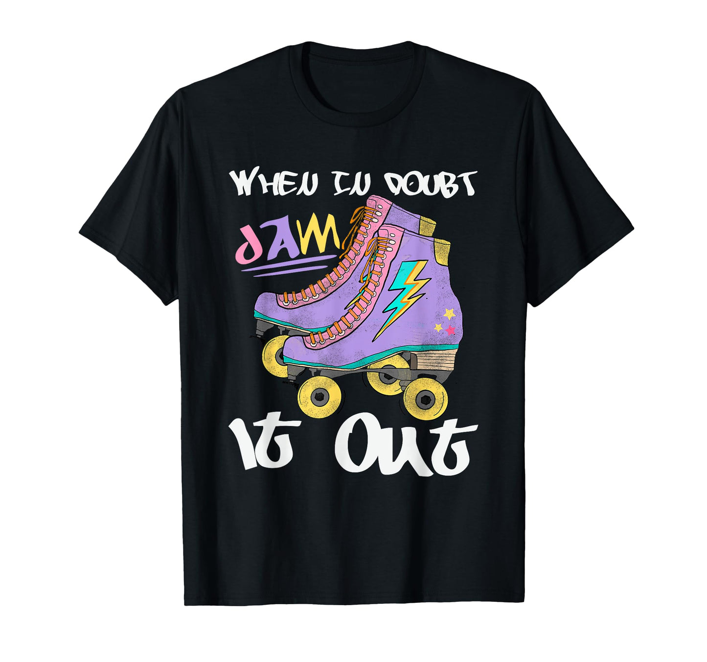 Roller Derby Skate Colorful Roller T-Shirt - Streetwear Style Unisex - T-Shirt, Sweatshirt, Hoodie