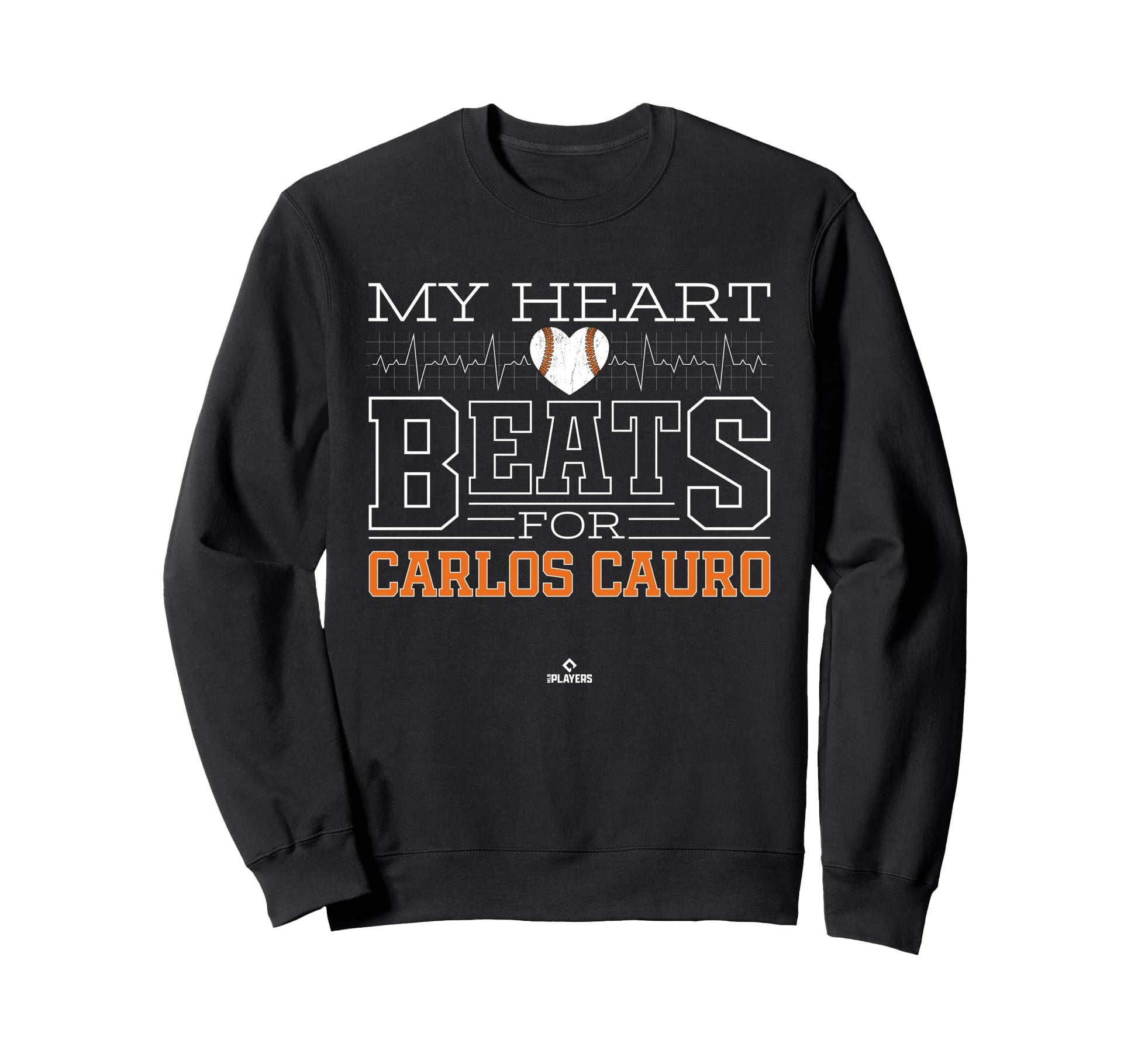 My Heart Beats Carlos Cauro Sweatshirt - Unique Graphic for Adults - T-Shirt, Sweatshirt, Hoodie