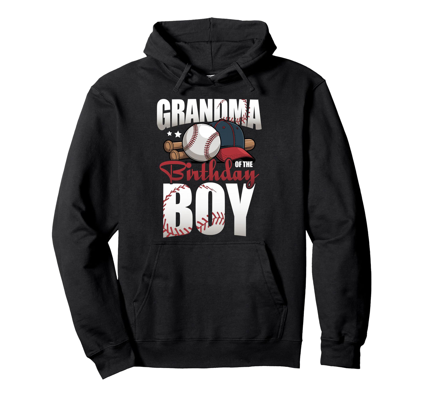 Grandma Birthday Matching Baseball Hoodie - Streetwear Style Unisex - T-Shirt, Sweatshirt, Hoodie