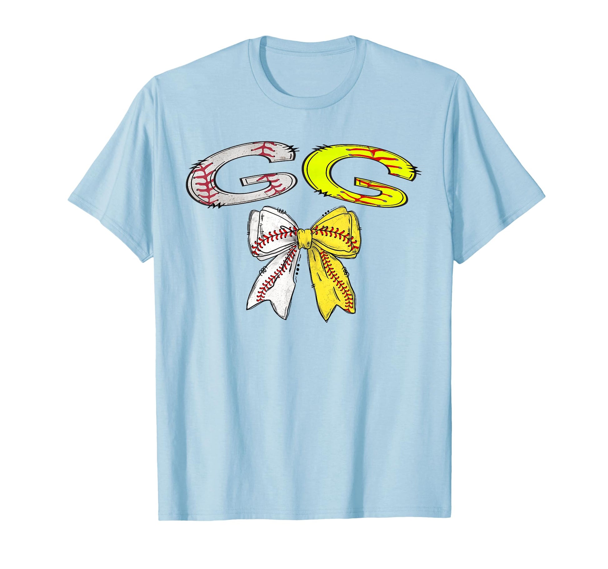Gg Both Half Baseball Softball Coquette T-Shirt - Streetwear Style Unisex - T-Shirt, Sweatshirt, Hoodie