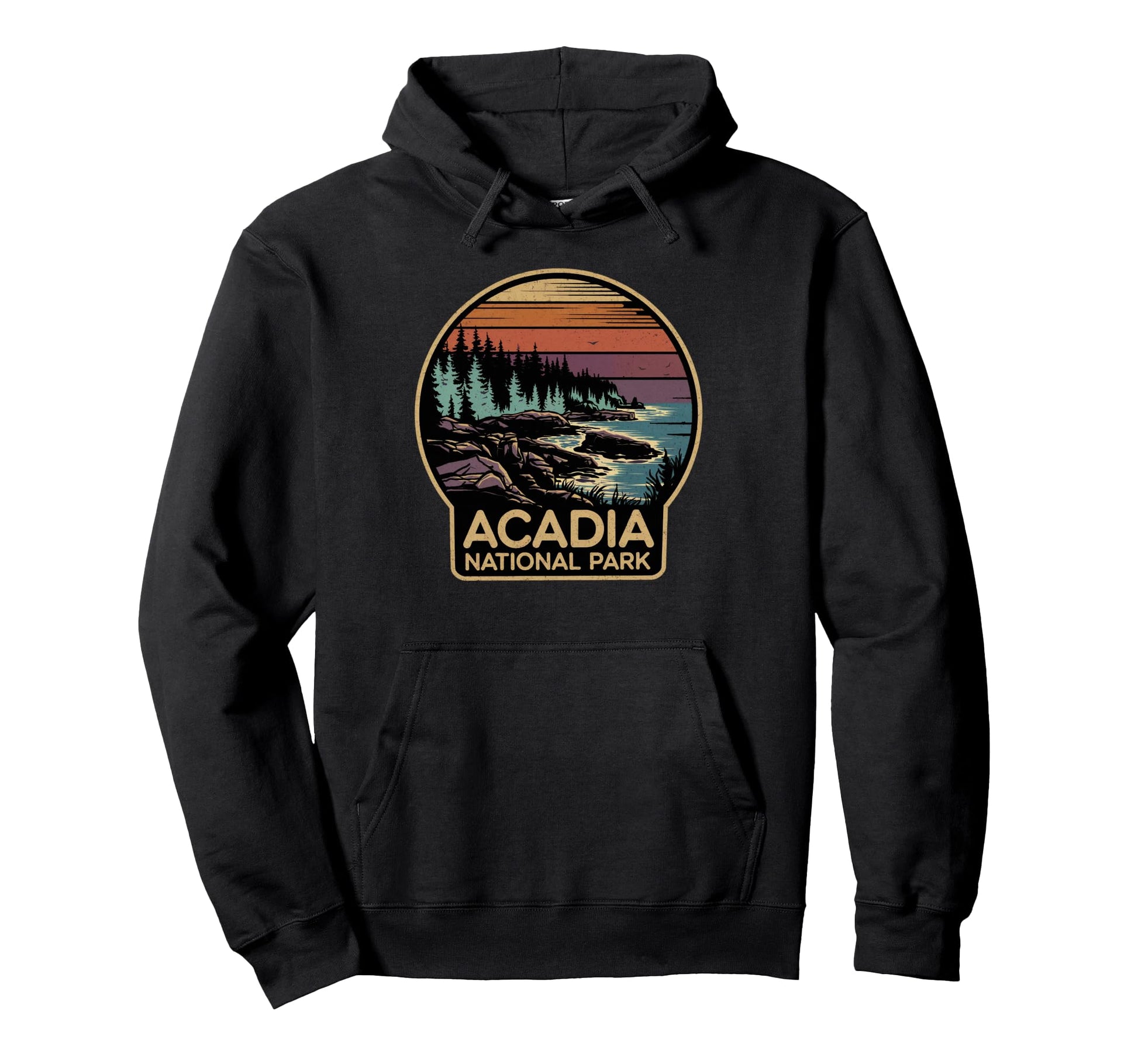 Acadia National Park Scenic Acadia Hoodie - Custom Art Print Men Women - T-Shirt, Sweatshirt, Hoodie