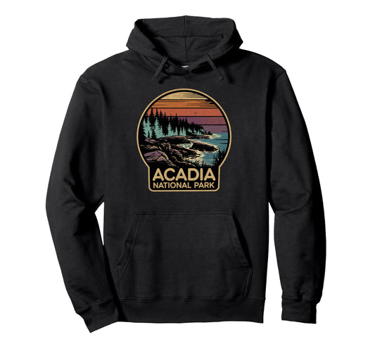 Acadia National Park Scenic Acadia Hoodie - Custom Art Print Men Women - T-Shirt, Sweatshirt, Hoodie