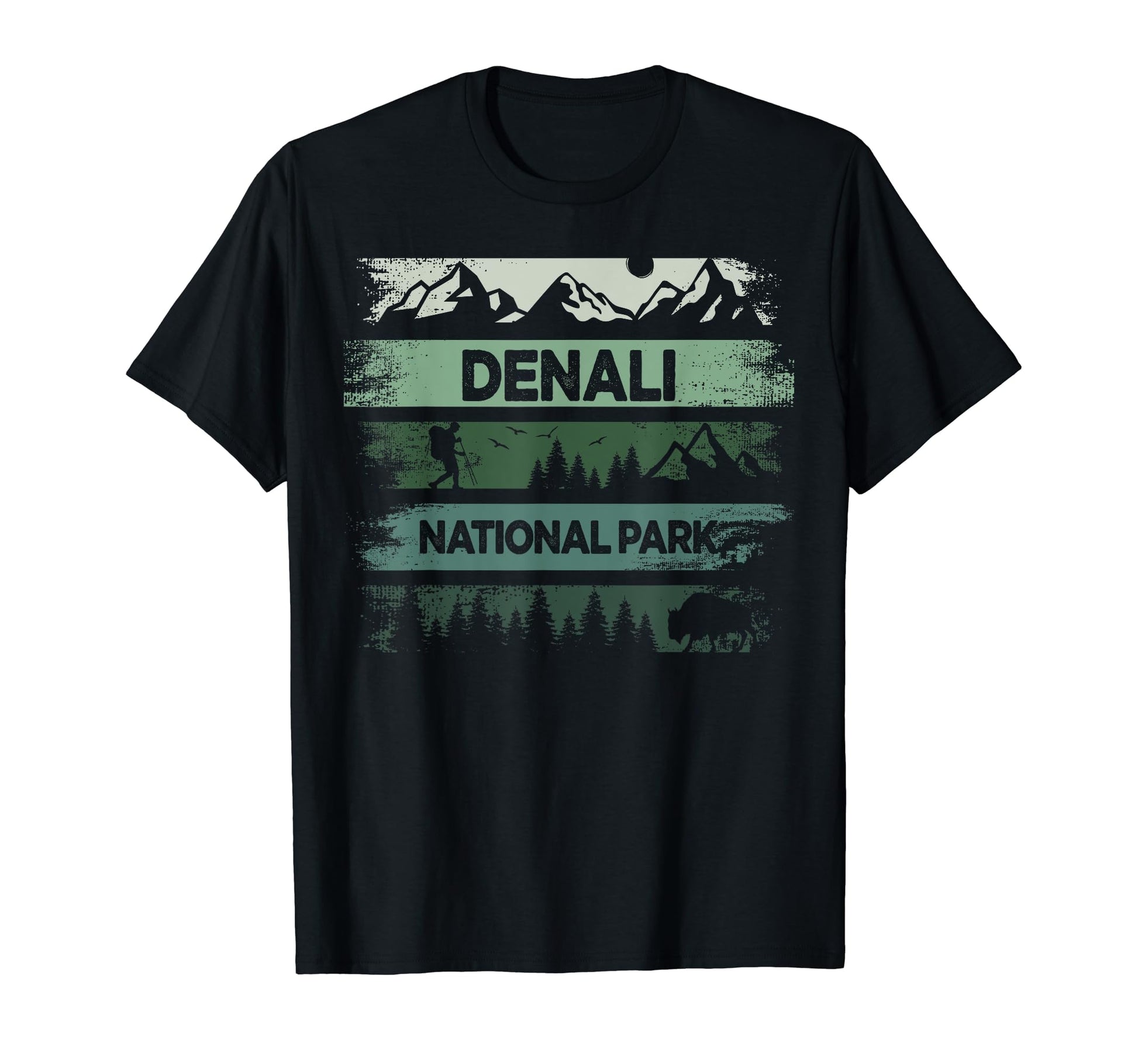 Denali National Park Us Denali T-Shirt - Custom Art Print for Adults - T-Shirt, Sweatshirt, Hoodie