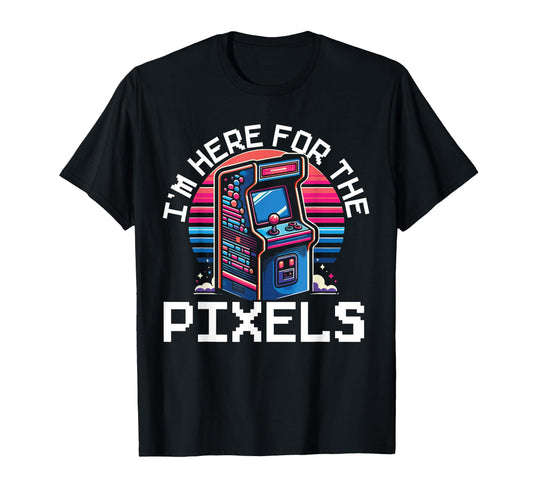 80S Arcade Nostalgia Pixel Art Video T-Shirt - Aesthetic Graphic Men Women - T-Shirt, Sweatshirt, Hoodie