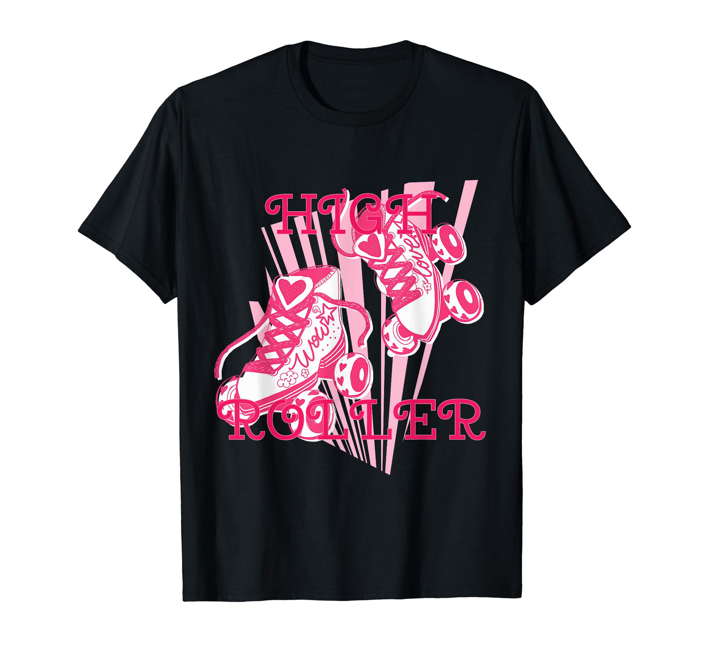 High Roller Skating Roller Derby Skates T-Shirt - Graphic Print for Adults - T-Shirt, Sweatshirt, Hoodie