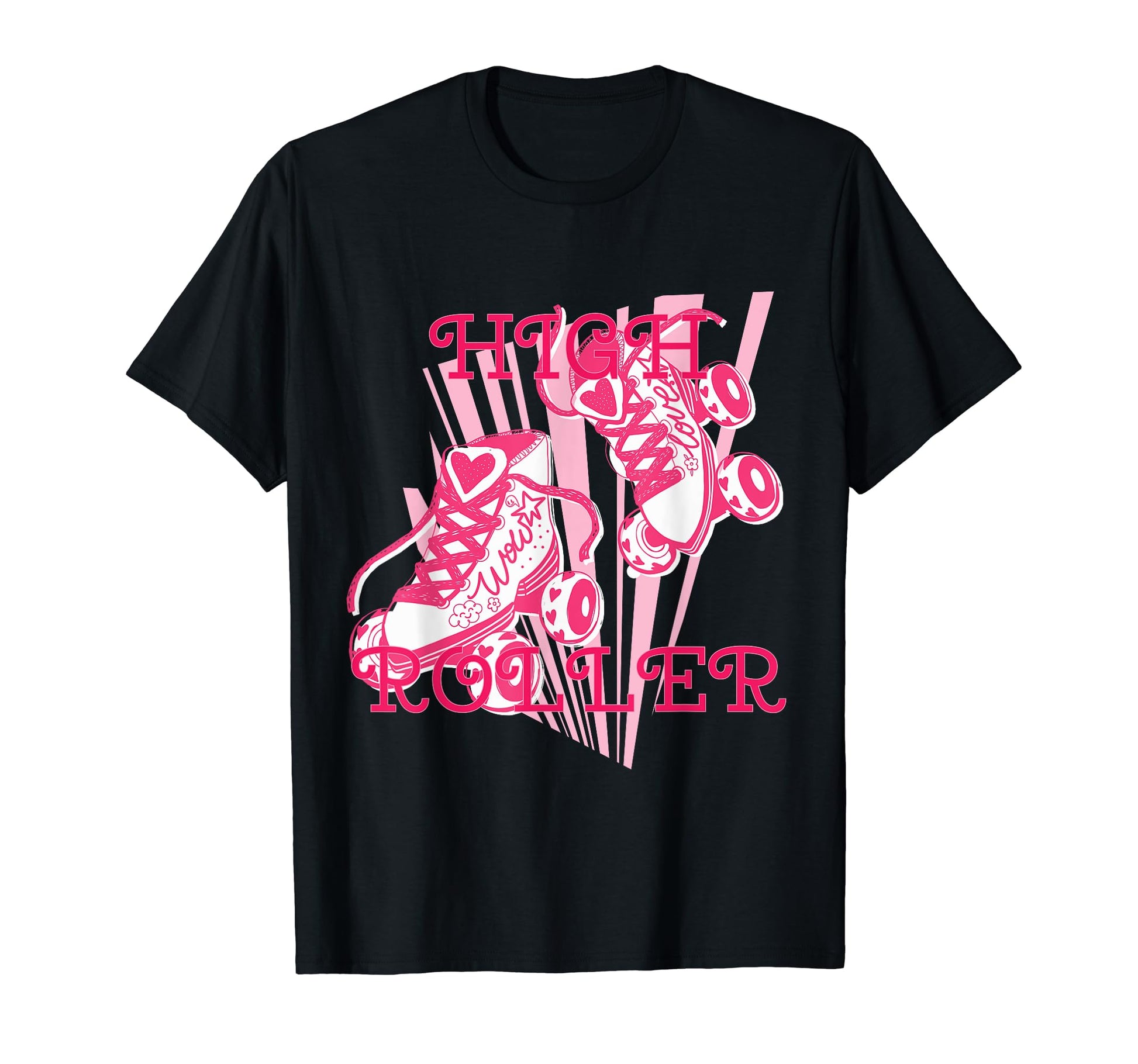High Roller Skating Roller Derby Skates T-Shirt - Graphic Print for Adults - T-Shirt, Sweatshirt, Hoodie