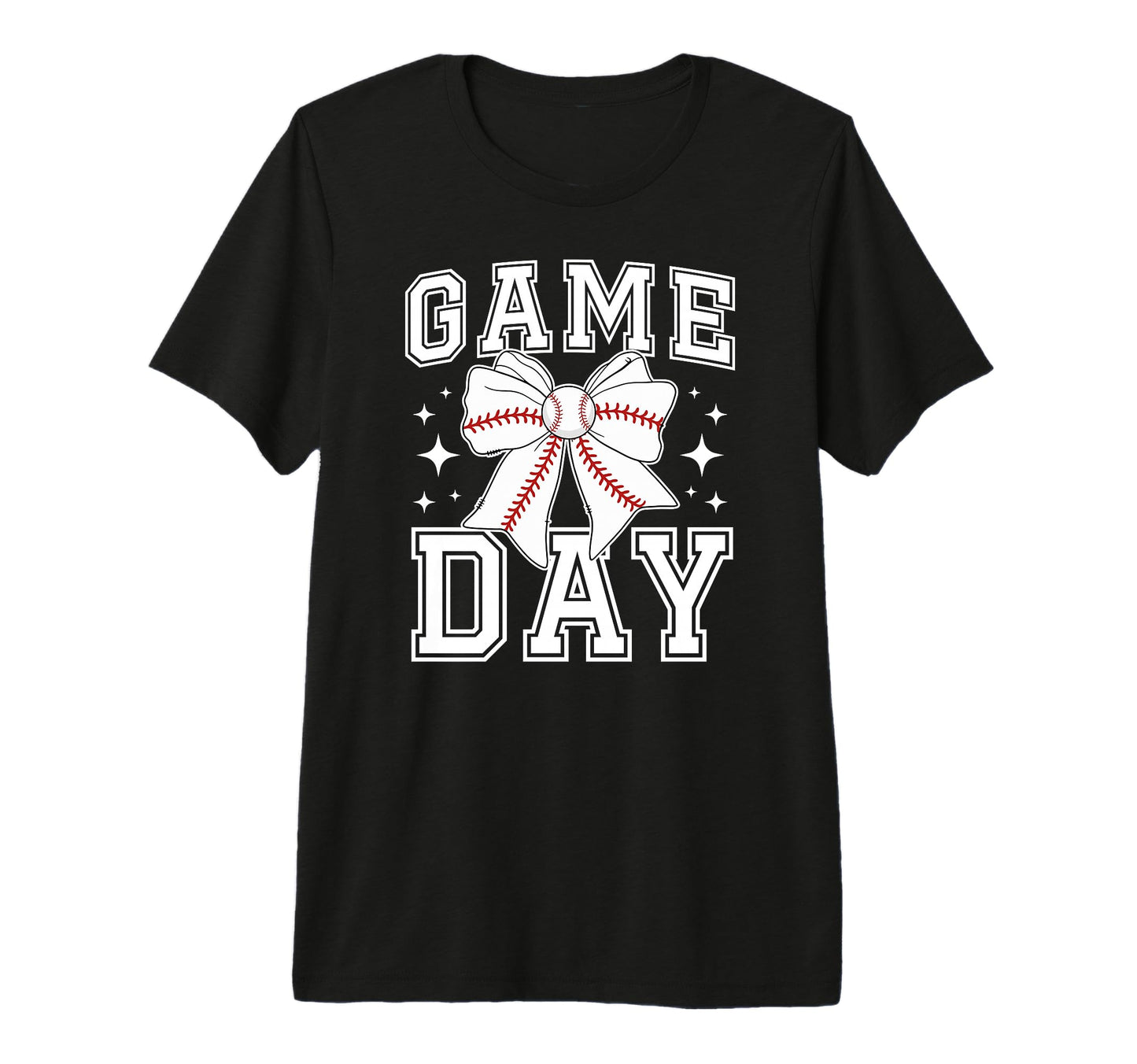 Game Day Coquette Baseball Game Day T-Shirt - Casual Everyday Wear Unisex - T-Shirt, Sweatshirt, Hoodie