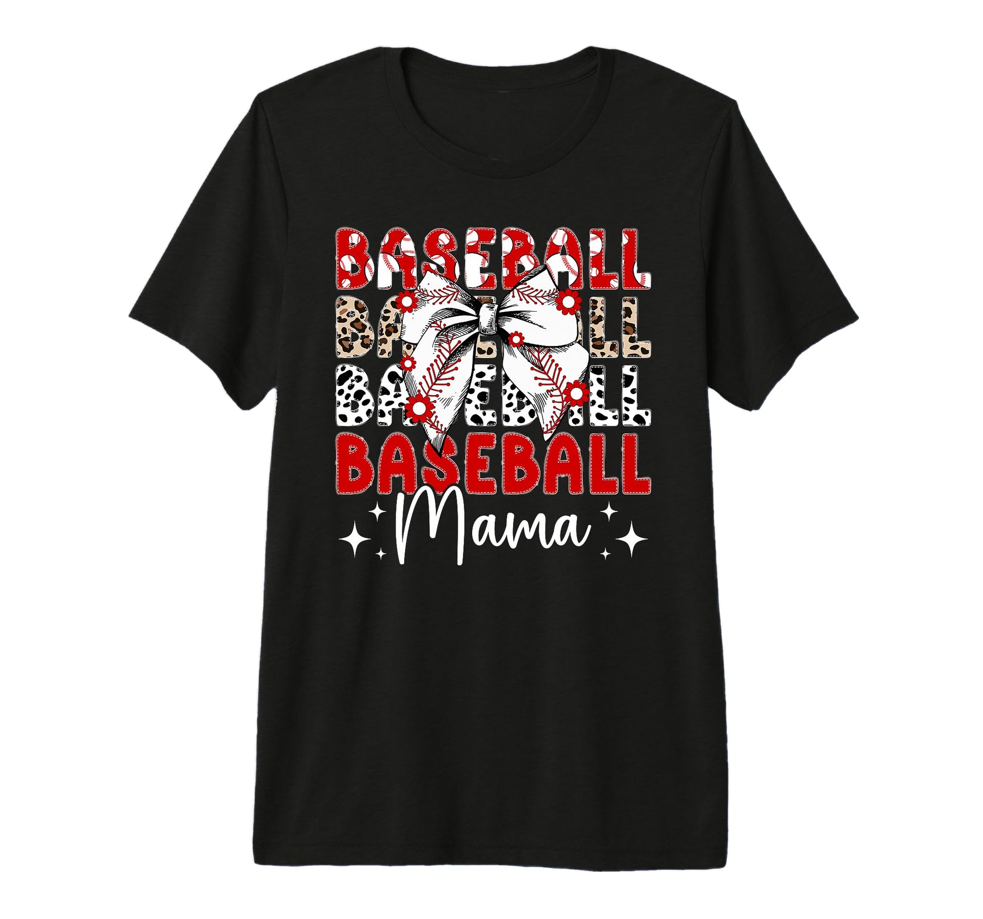 Baseball Mama Coquette Baseball T-Shirt - Fun Novelty Design for Adults - T-Shirt, Sweatshirt, Hoodie
