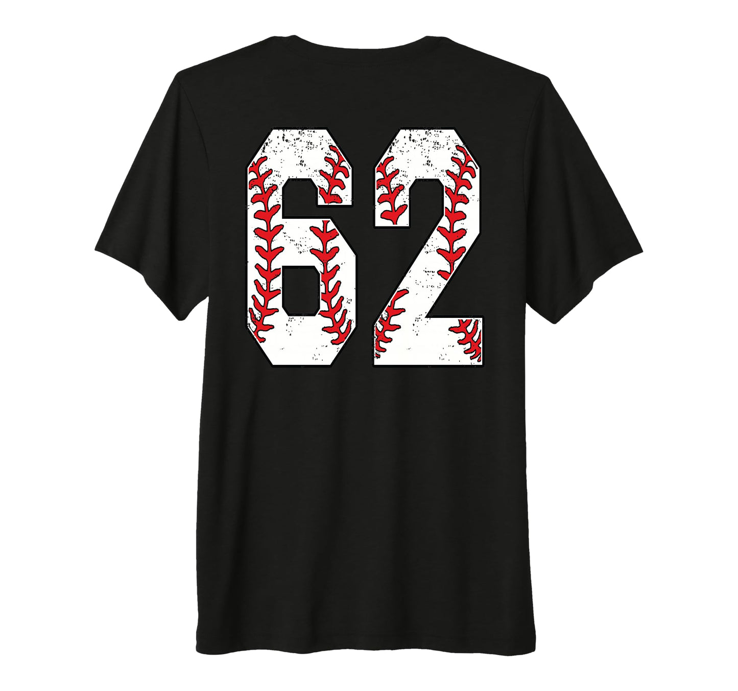 Number 62 Baseball Jersey Number 62 T-Shirt - Aesthetic Graphic for Adults - T-Shirt, Sweatshirt, Hoodie