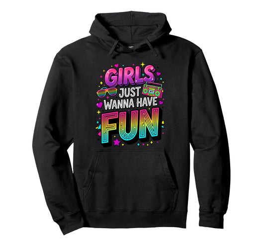 80S Typography Gradient Just Hoodie - Casual Everyday Wear for Adults - T-Shirt, Sweatshirt, Hoodie
