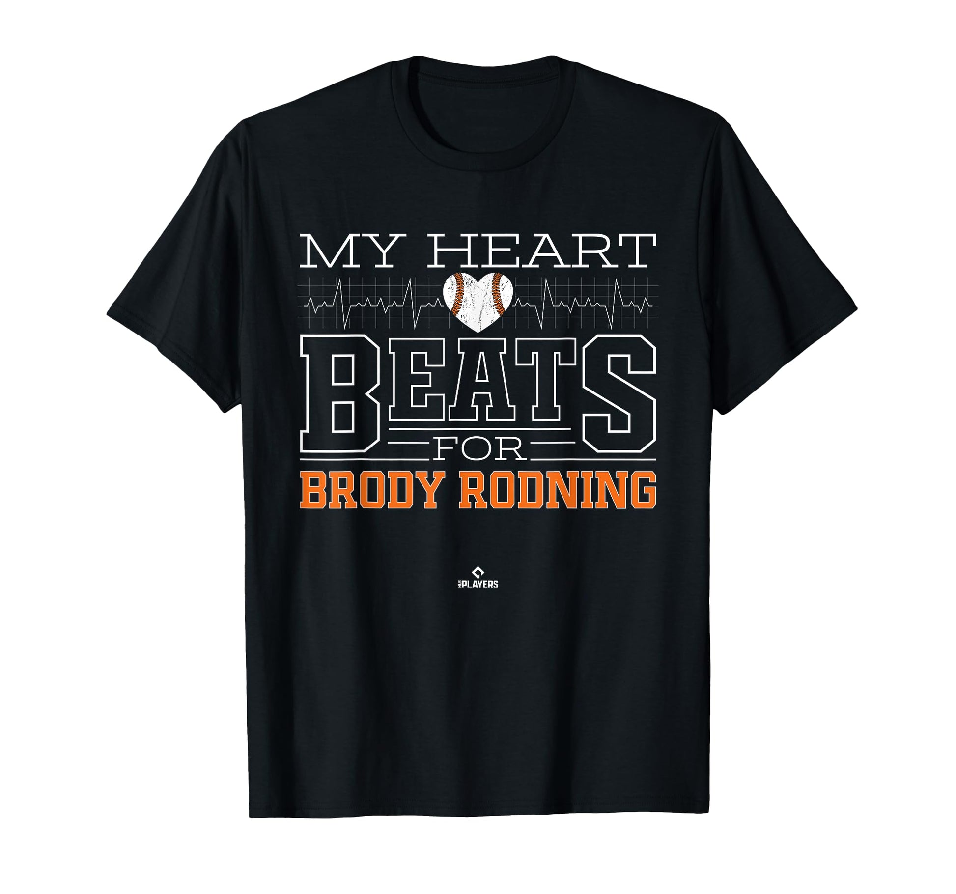 My Heart Beats Brody Rodning T-Shirt - Minimalist Print for Adults - T-Shirt, Sweatshirt, Hoodie