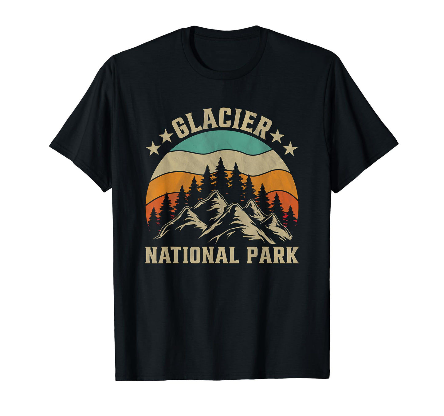 Glacier National Park T-Shirt - Trendy Graphic for Adults - T-Shirt, Sweatshirt, Hoodie