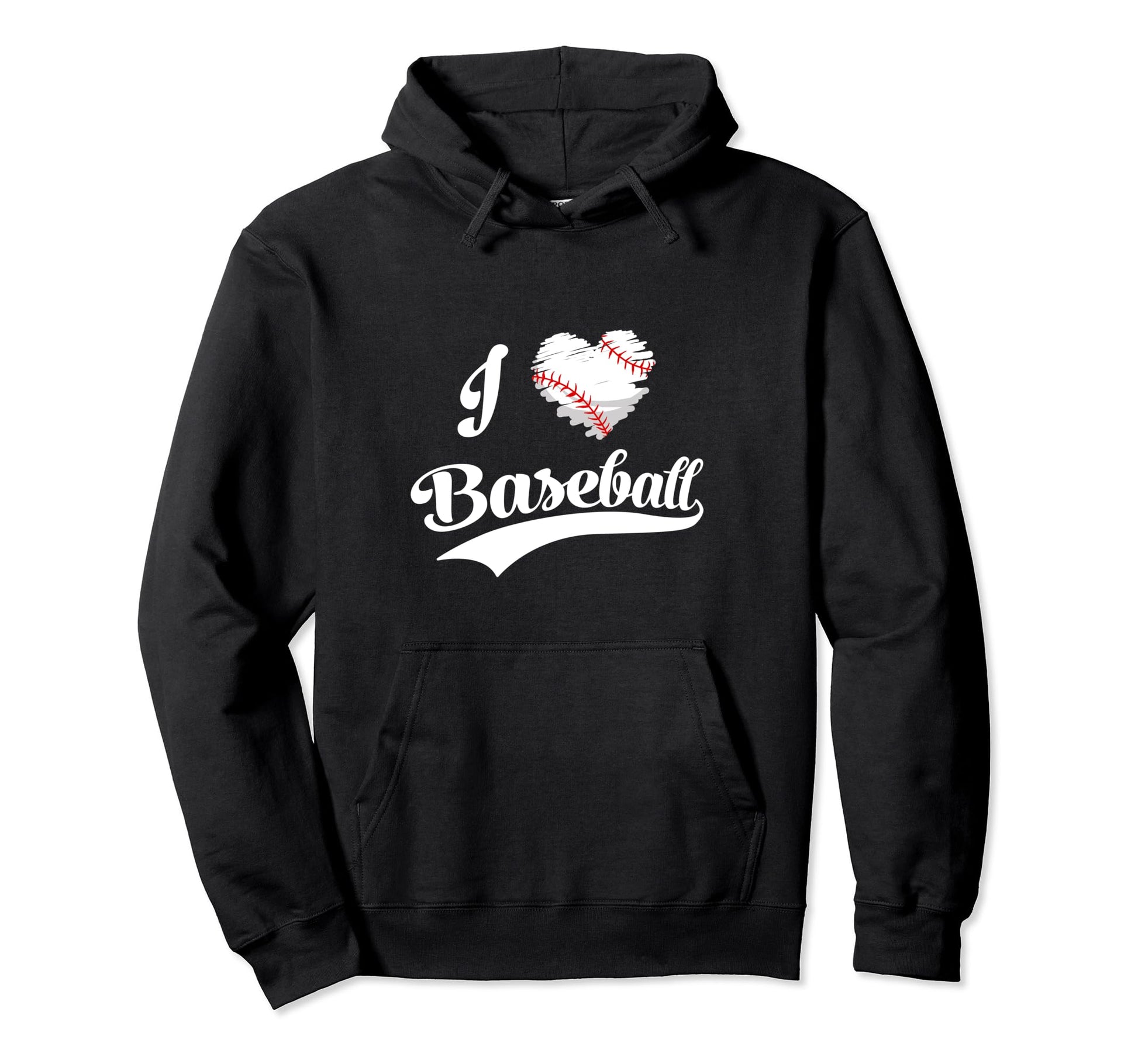 I Heart Baseball I Love Baseball Sport Hoodie - Aesthetic Graphic Unisex - T-Shirt, Sweatshirt, Hoodie