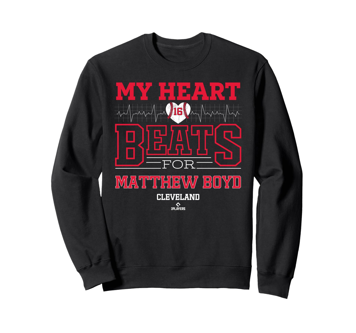 My Heart Beats Matthew Boyd Sweatshirt - Novelty Apparel for Adults - T-Shirt, Sweatshirt, Hoodie
