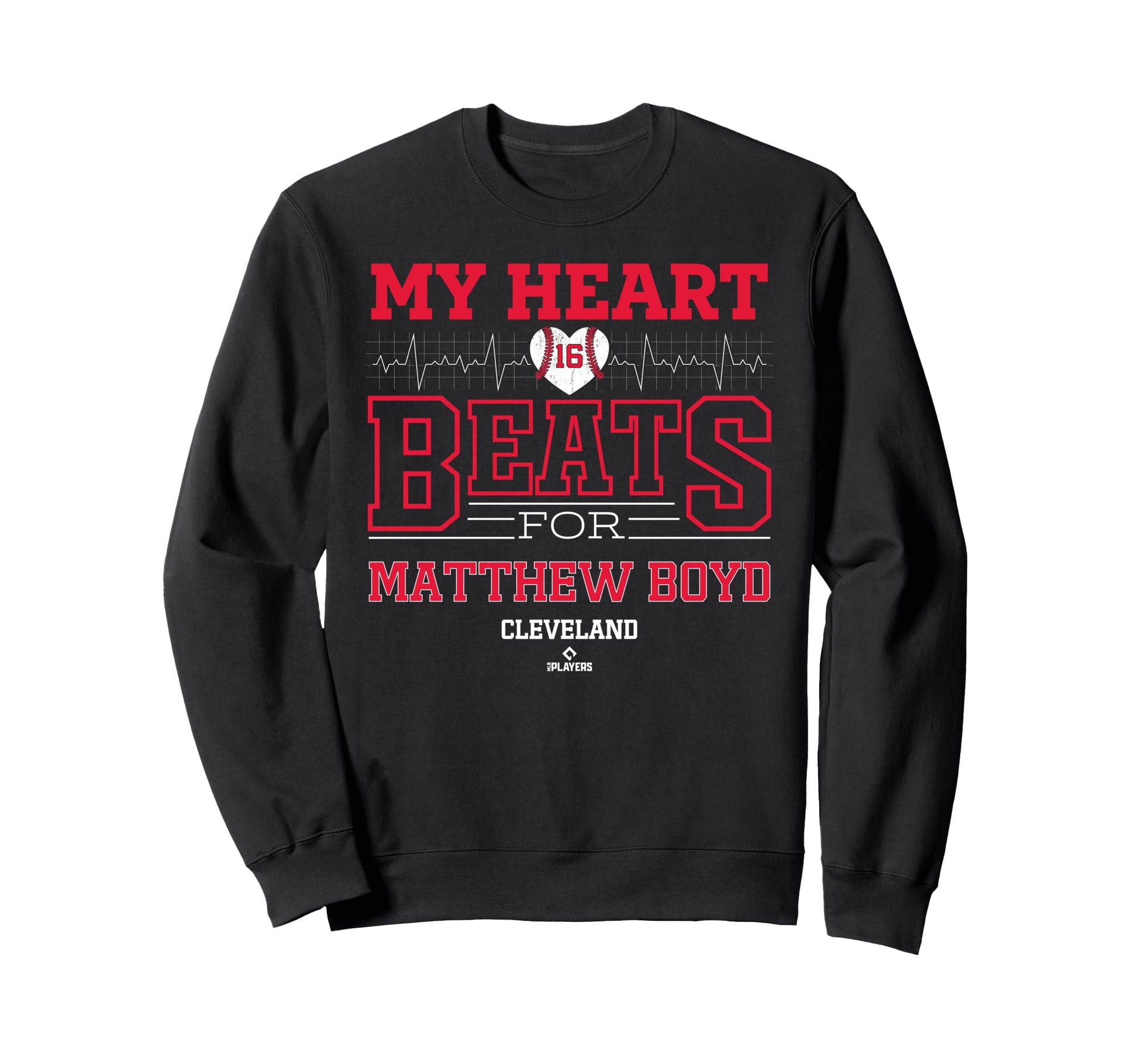 My Heart Beats Matthew Boyd Sweatshirt - Novelty Apparel for Adults - T-Shirt, Sweatshirt, Hoodie
