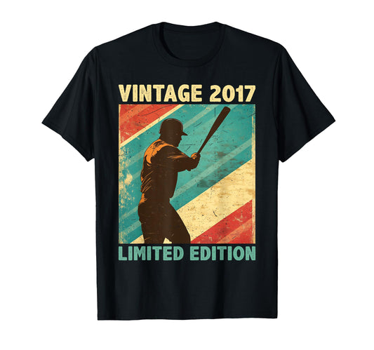 2017 Baseball Lover T-Shirt - Unique Graphic for Adults - T-Shirt, Sweatshirt, Hoodie