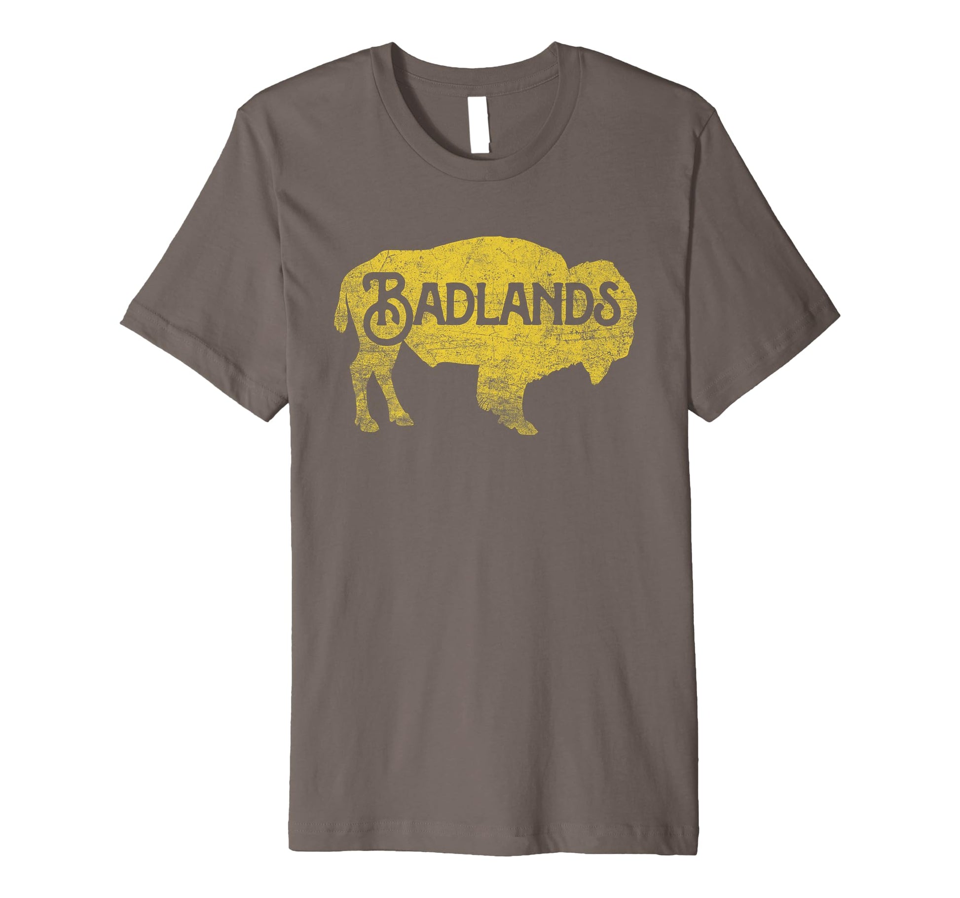 Badlands National Park Minimalist Bison T-Shirt - Graphic Print Unisex - T-Shirt, Sweatshirt, Hoodie