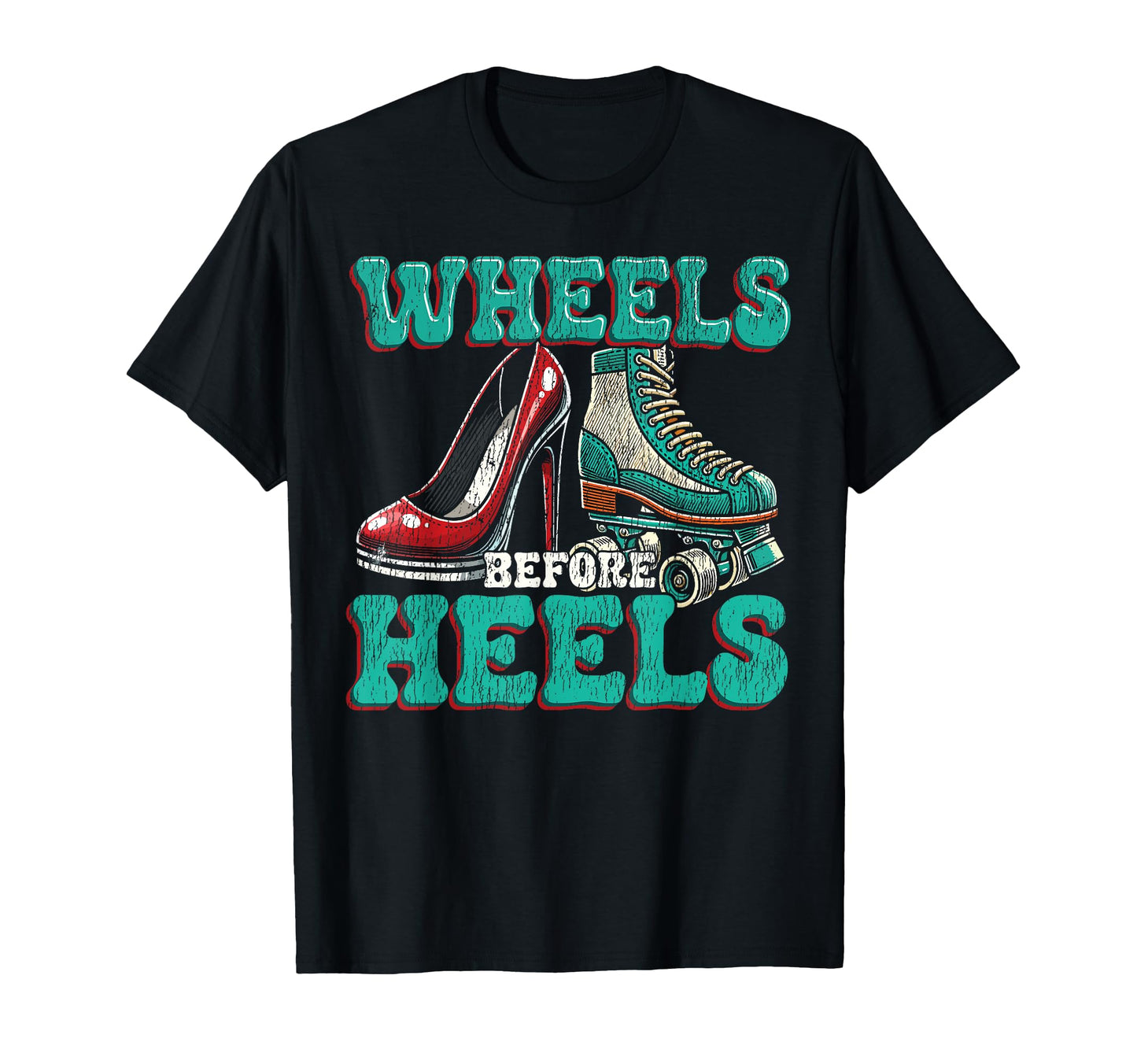 Roller Skating Skate 1970S Wheels T-Shirt - Streetwear Style Men Women - T-Shirt, Sweatshirt, Hoodie