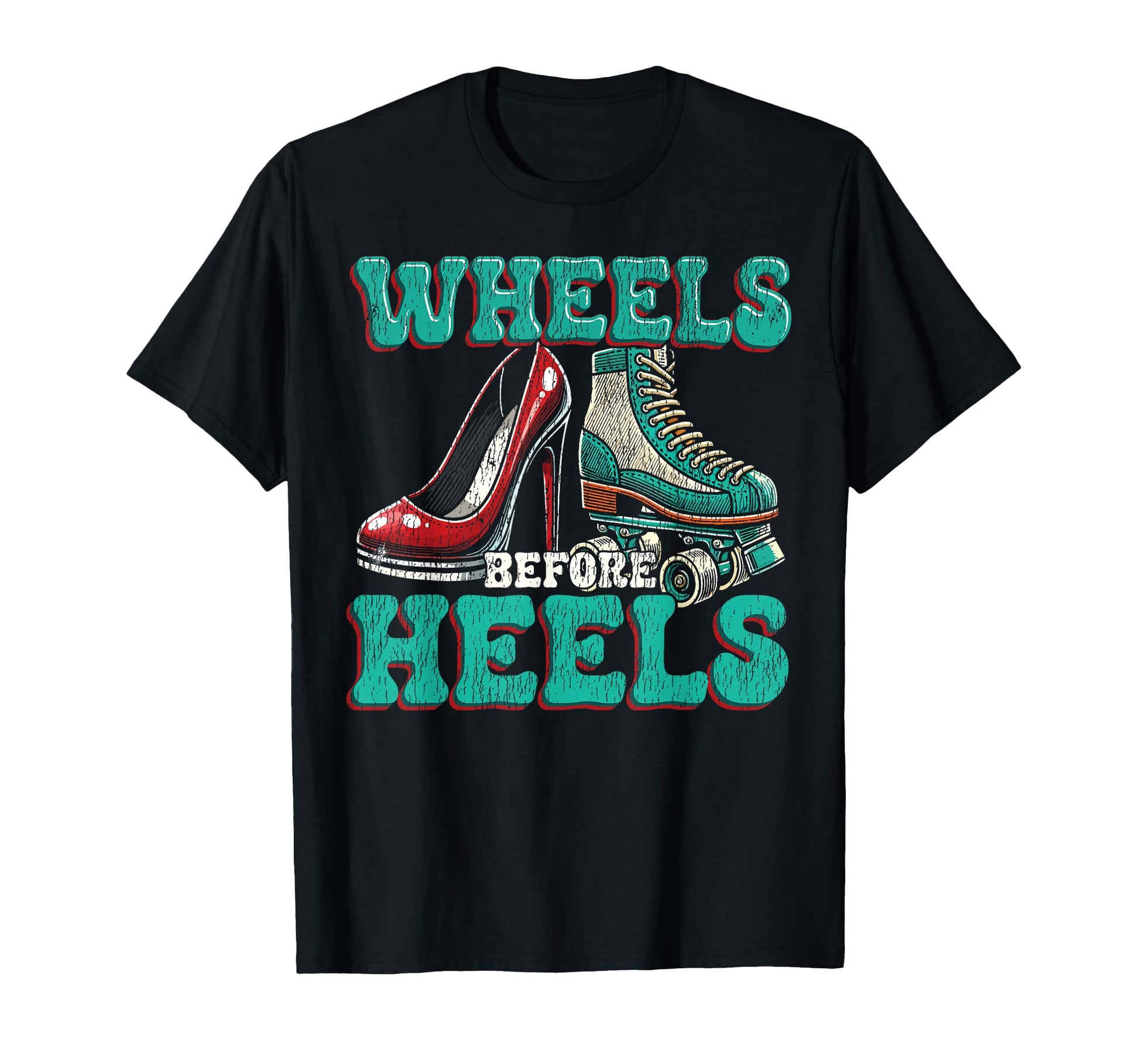 Roller Skating Skate 1970S Wheels T-Shirt - Streetwear Style Men Women - T-Shirt, Sweatshirt, Hoodie