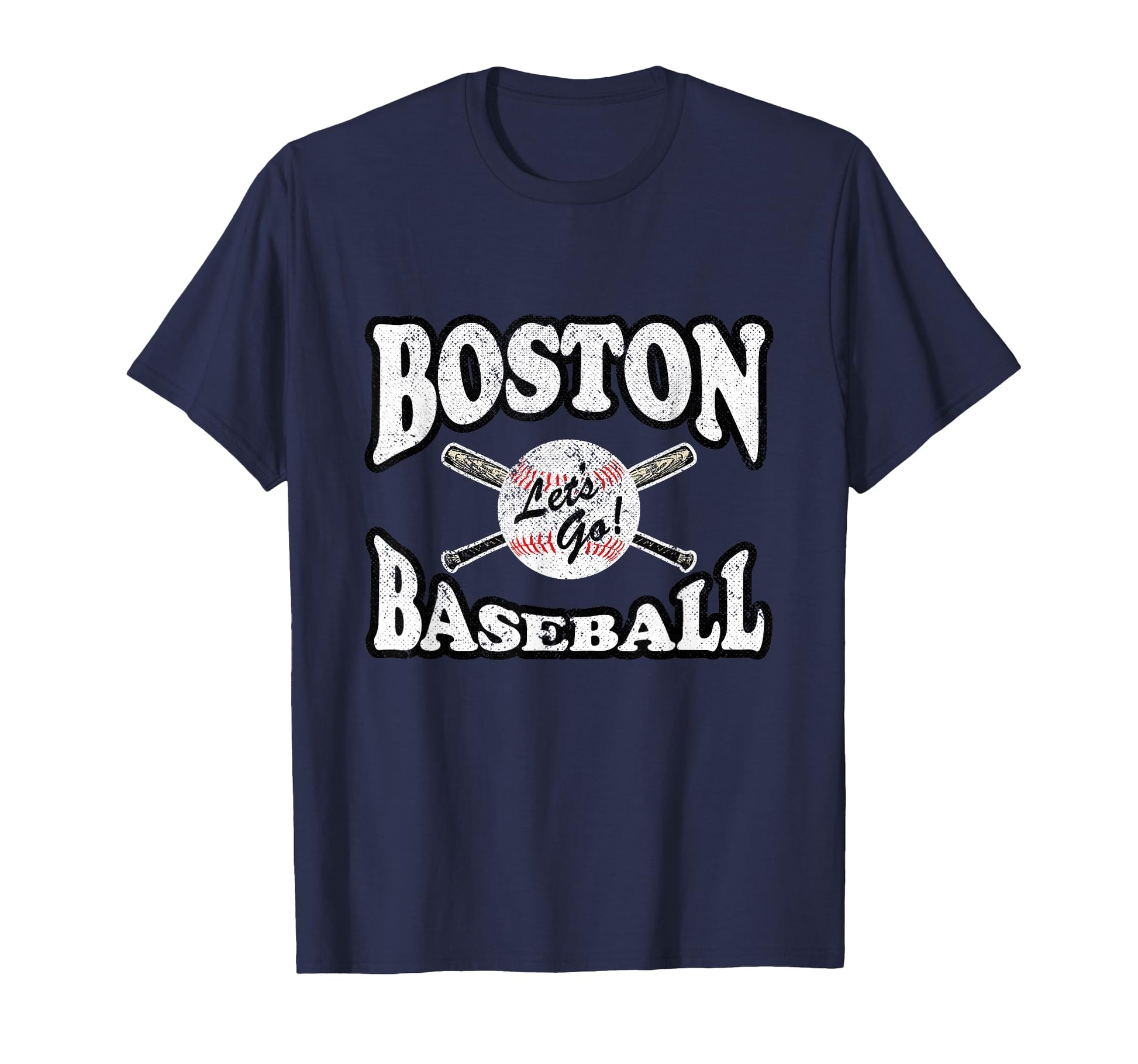 Boston Baseball Distressed T-Shirt - Aesthetic Graphic Unisex - T-Shirt, Sweatshirt, Hoodie