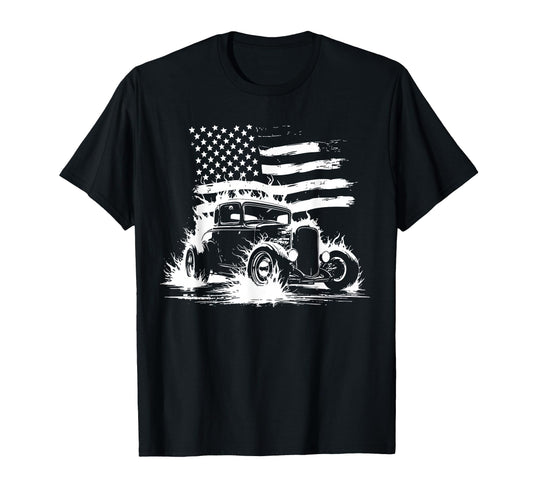 1932 Deuce Coupe Front Corner Shot T-Shirt - Streetwear Style for Adults - T-Shirt, Sweatshirt, Hoodie