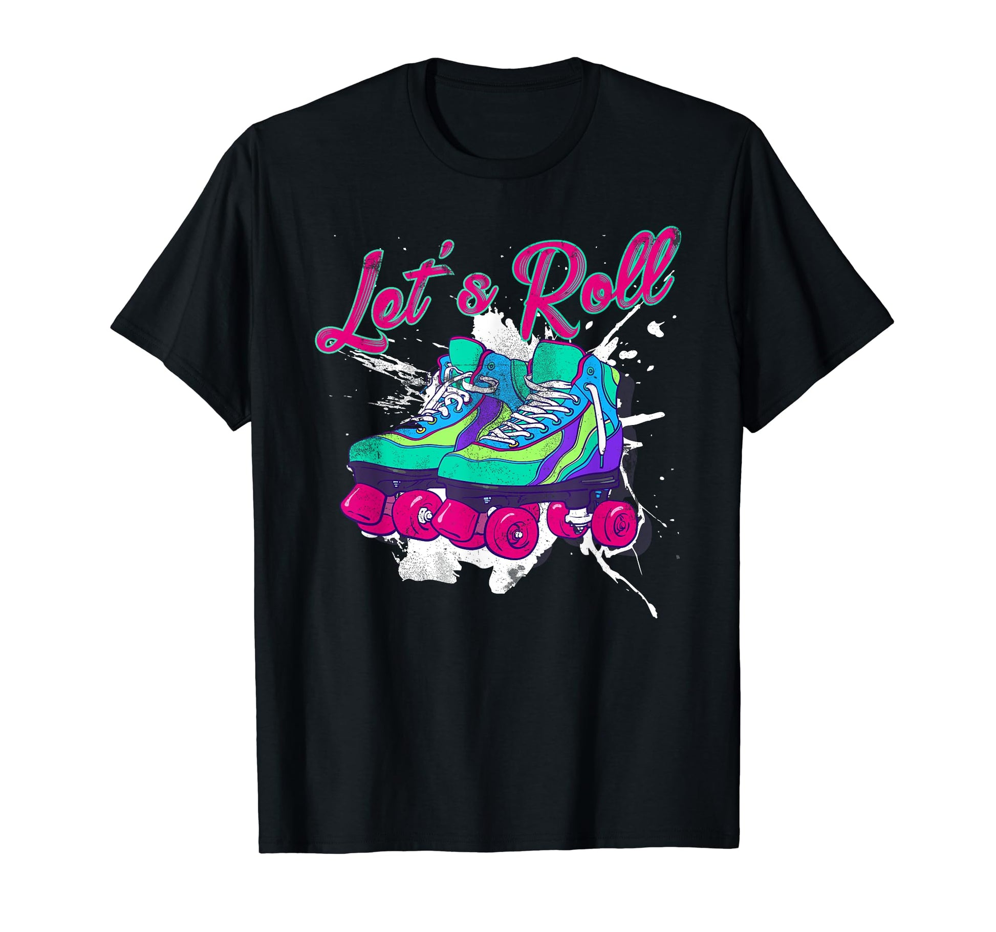 Lets Roll Roller Skating Derby T-Shirt - Novelty Apparel for Adults - T-Shirt, Sweatshirt, Hoodie