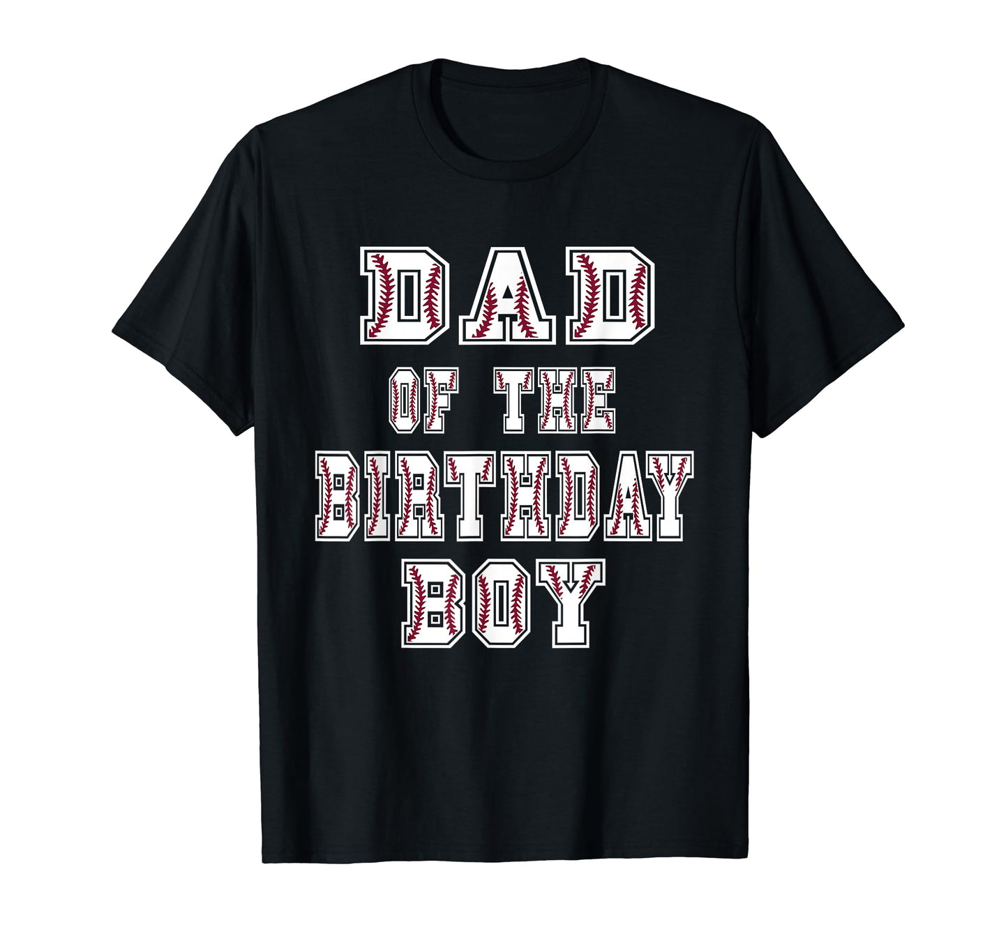 Dad Birthday Baller Baseball Themed Party T-Shirt - Graphic Print Unisex - T-Shirt, Sweatshirt, Hoodie