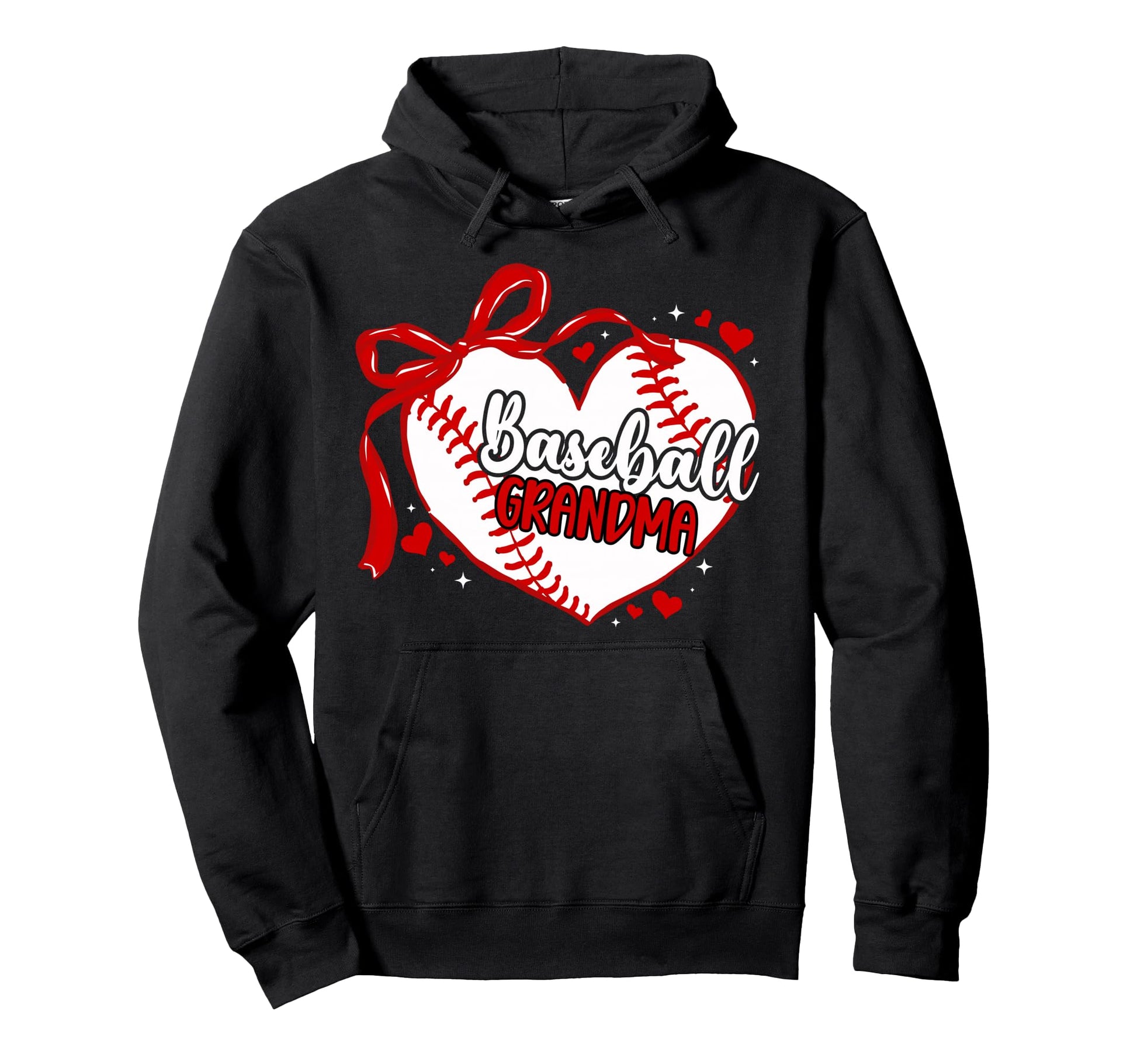 Baseball Grandma Baseball Player Hoodie - Trendy Graphic Men Women - T-Shirt, Sweatshirt, Hoodie