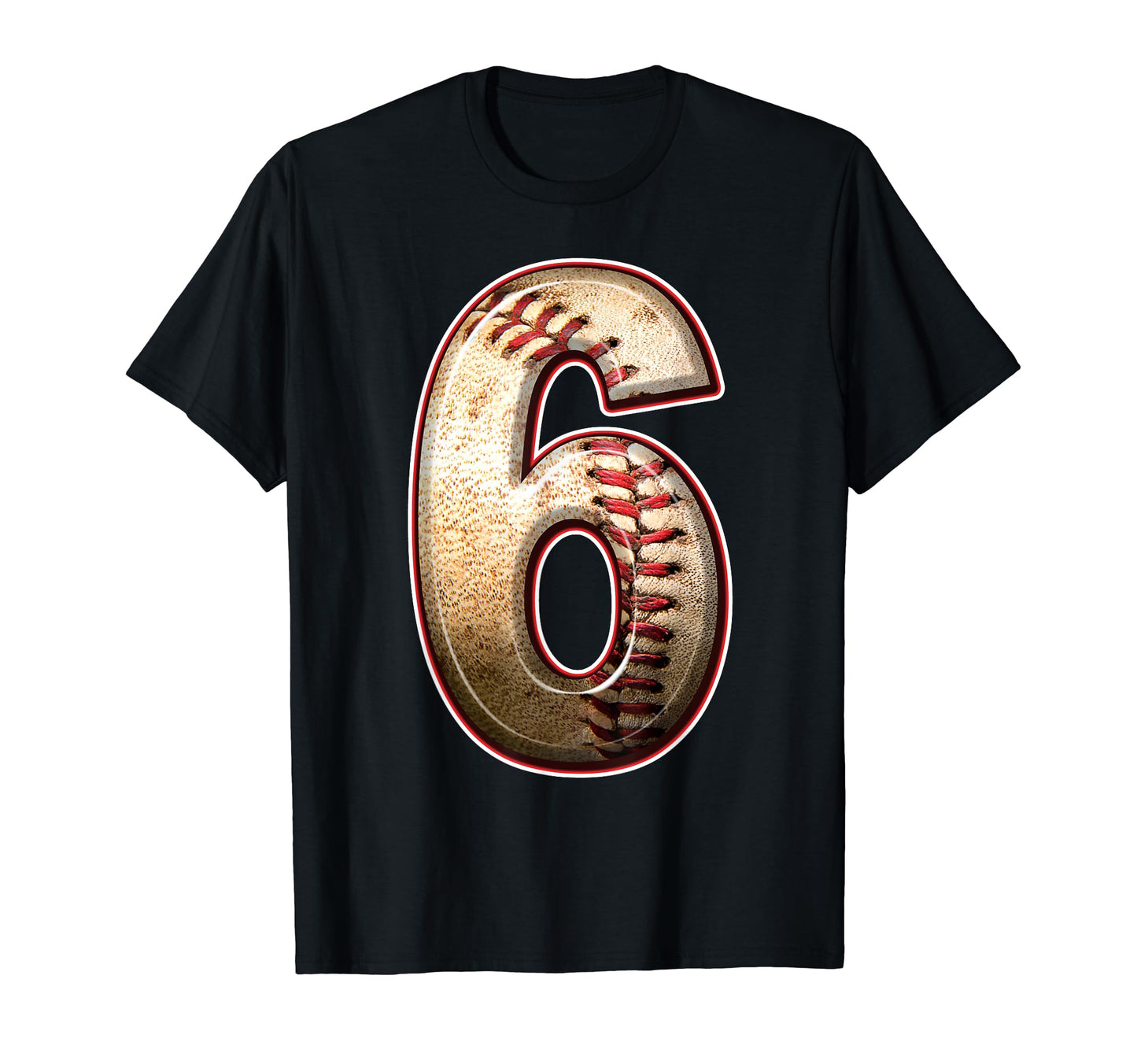6 Years Old Baseball Player 6Th T-Shirt - Minimalist Print Men Women - T-Shirt, Sweatshirt, Hoodie