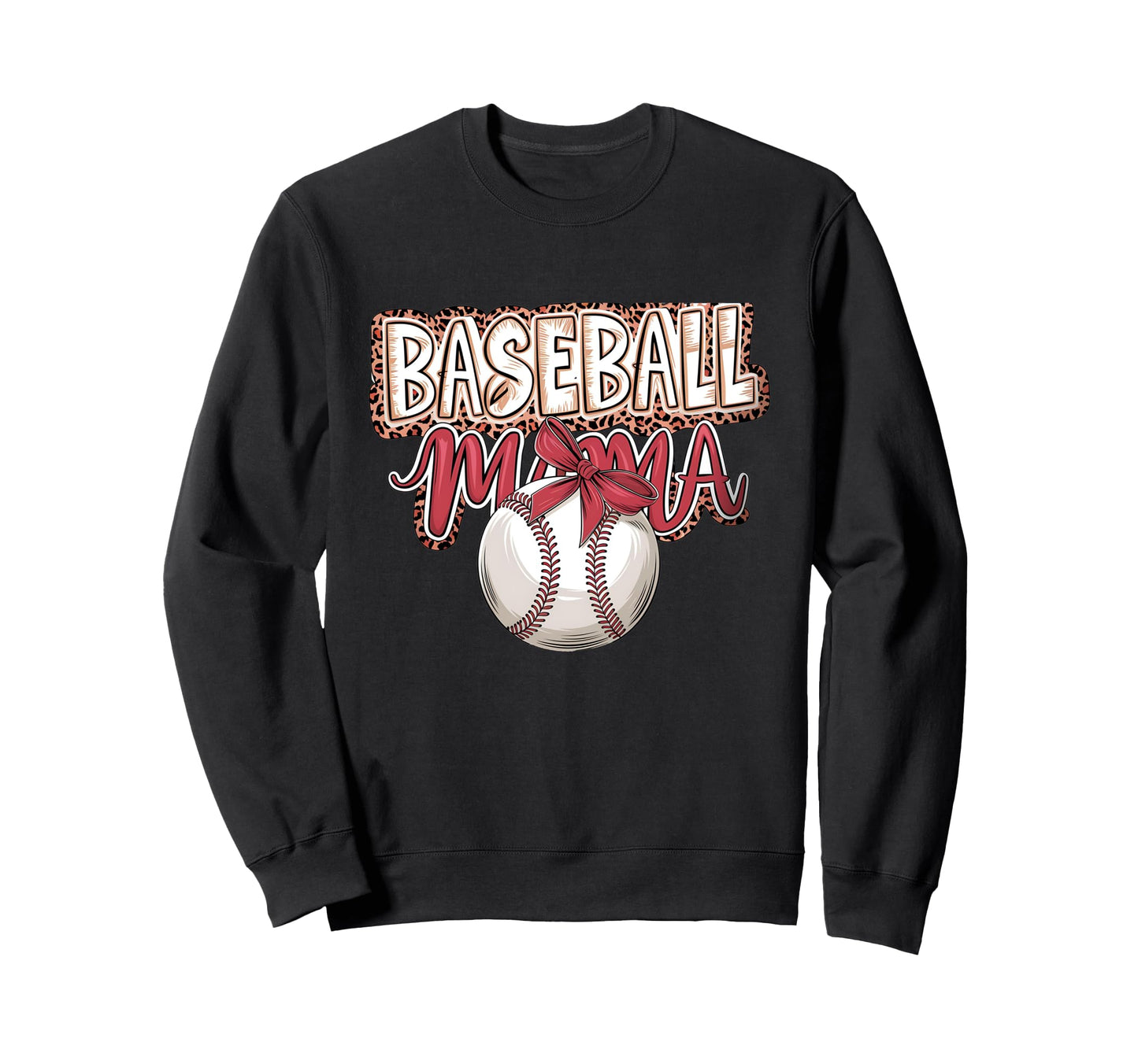 Coquette American Baseball Mom Mama Sweatshirt - Unique Graphic for Adults - T-Shirt, Sweatshirt, Hoodie