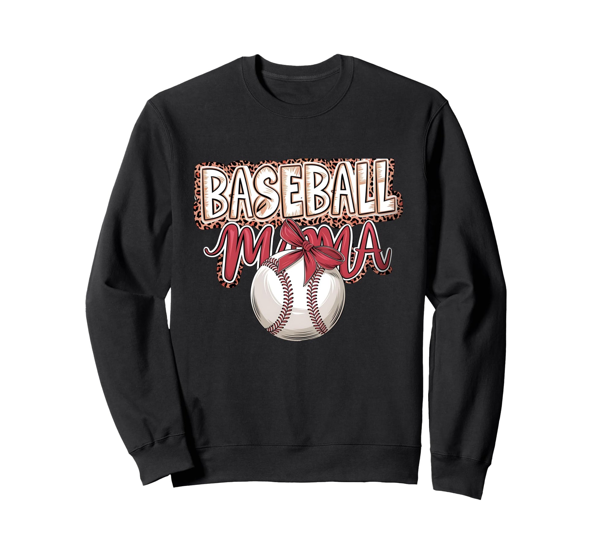 Coquette American Baseball Mom Mama Sweatshirt - Unique Graphic for Adults - T-Shirt, Sweatshirt, Hoodie
