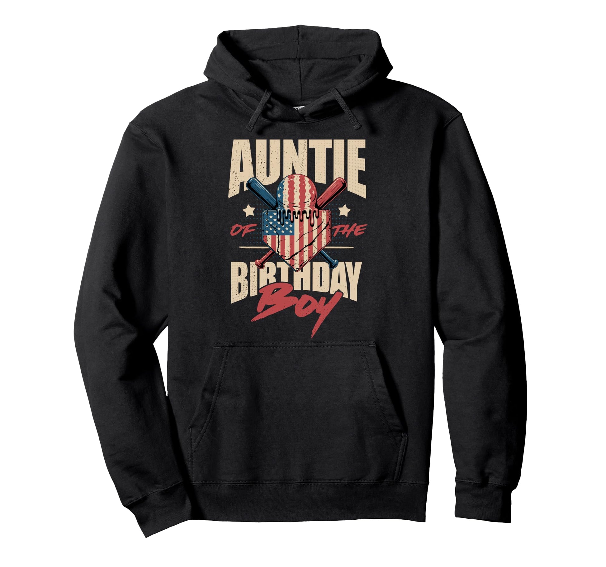Auntie Birthday Matching Baseball Hoodie - Unique Graphic for Adults - T-Shirt, Sweatshirt, Hoodie