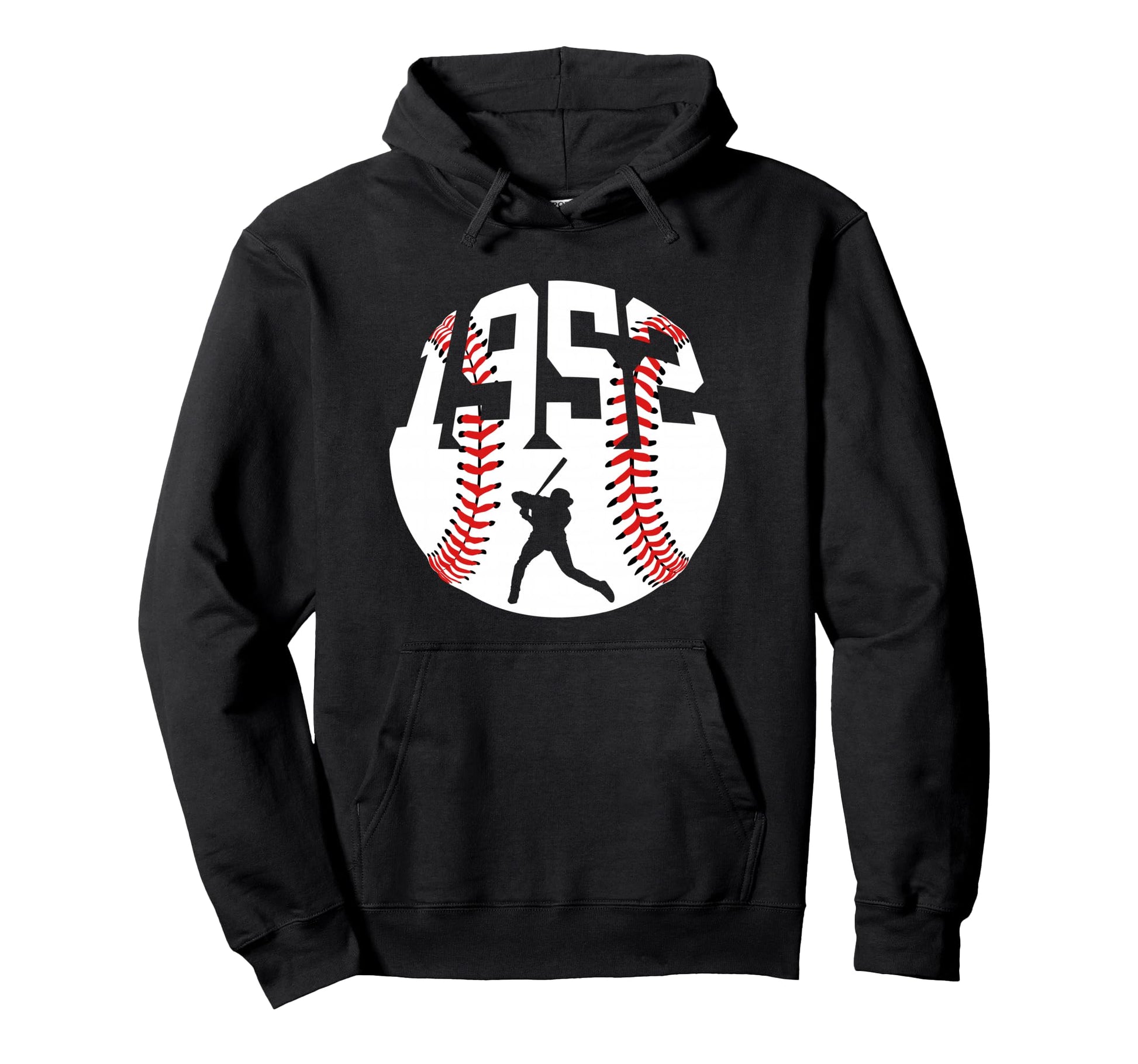 1952 Baseball 74Th Birthday Hoodie - Aesthetic Graphic Unisex - T-Shirt, Sweatshirt, Hoodie