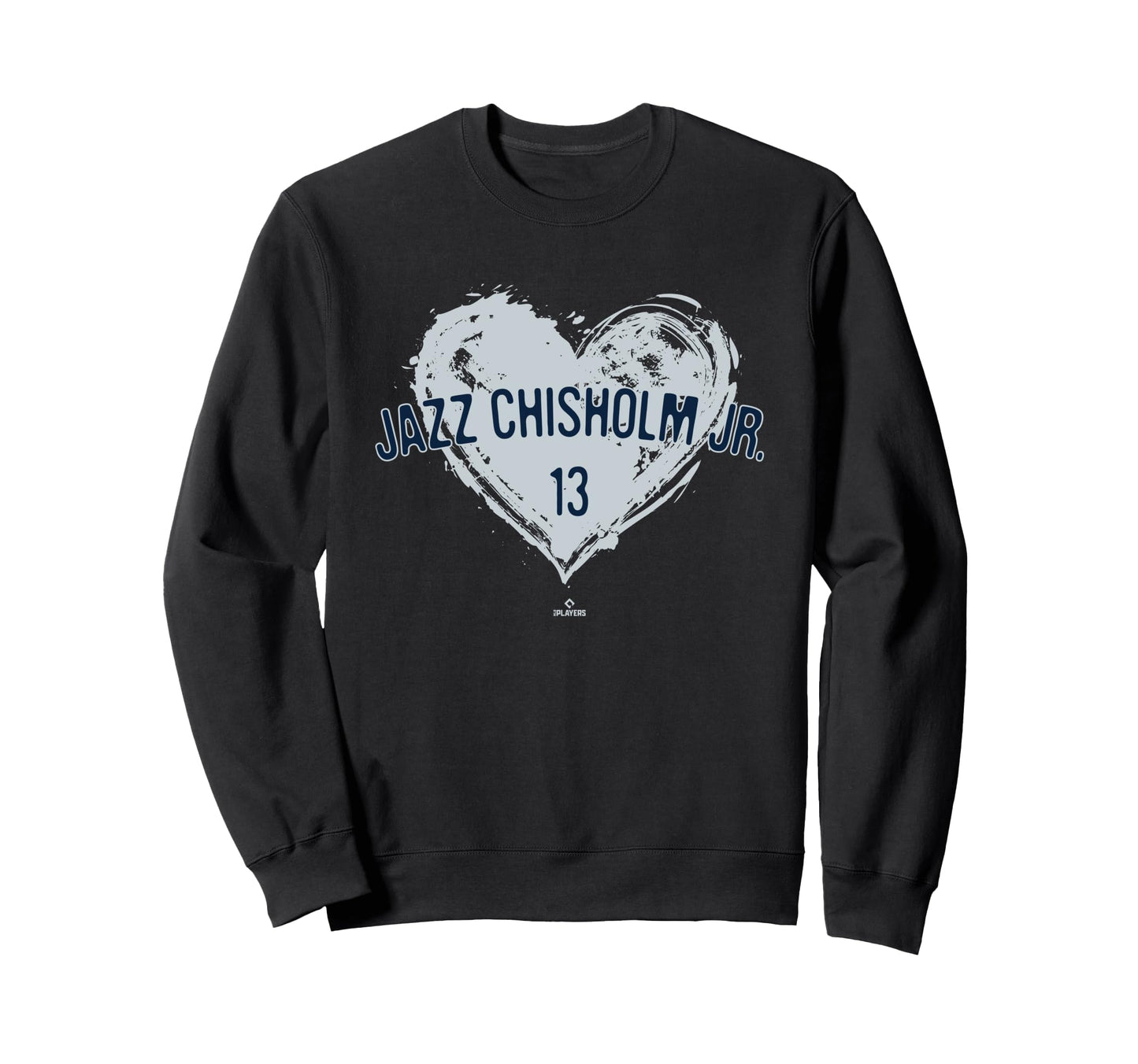 Distressed Heart Jazz Chisholm Jr Sweatshirt - Unique Graphic for Adults - T-Shirt, Sweatshirt, Hoodie