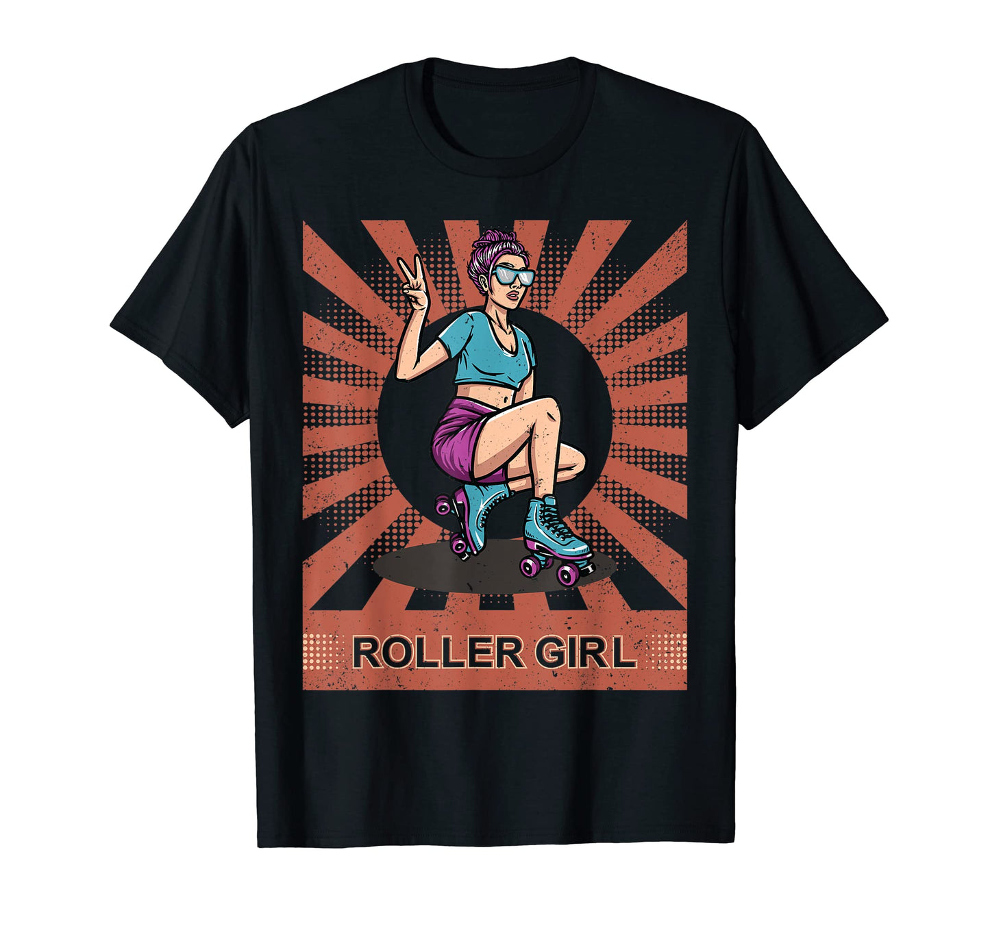 Lets Roll Skater Skating Roller Skate T-Shirt - Novelty Apparel Men Women - T-Shirt, Sweatshirt, Hoodie