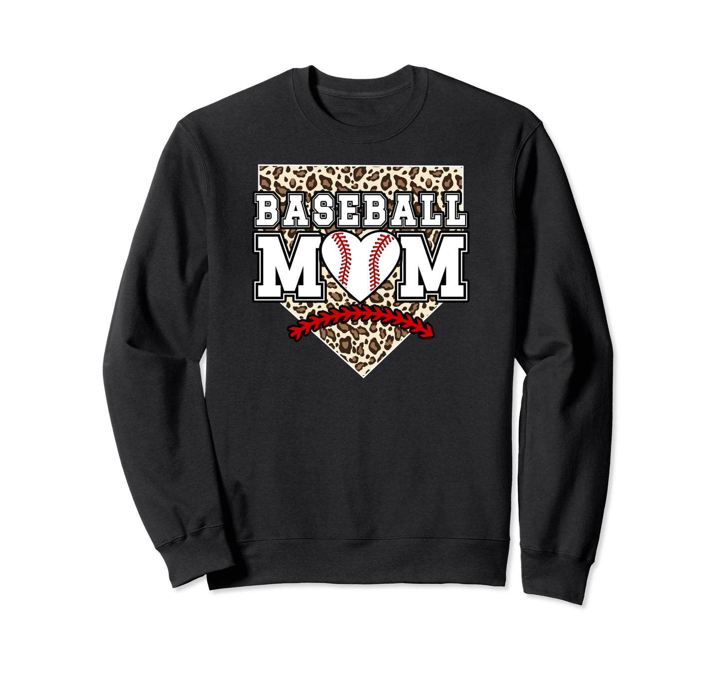 Baseball Mom Baseball Player Mama Sweatshirt - Minimalist Print for Adults - T-Shirt, Sweatshirt, Hoodie