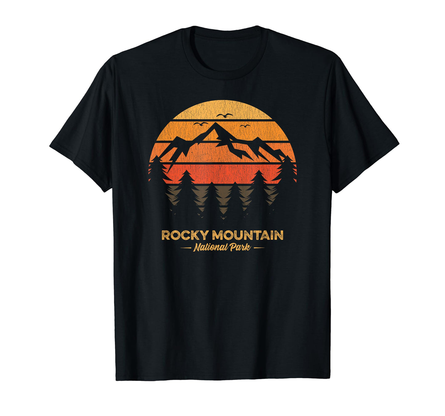Rocky Mountain National Park Souvenir T-Shirt - Custom Art Print Men Women - T-Shirt, Sweatshirt, Hoodie