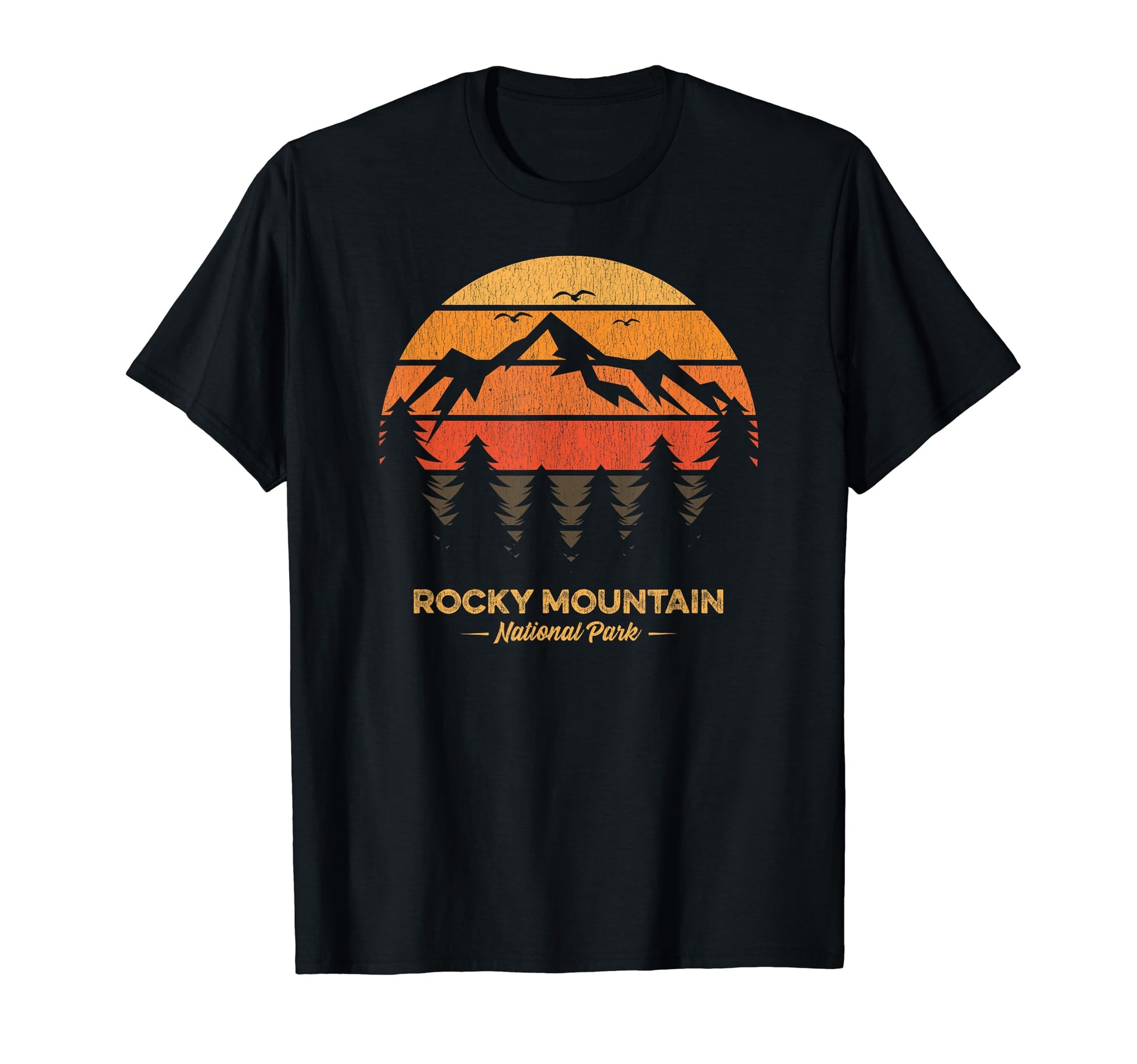 Rocky Mountain National Park Souvenir T-Shirt - Custom Art Print Men Women - T-Shirt, Sweatshirt, Hoodie