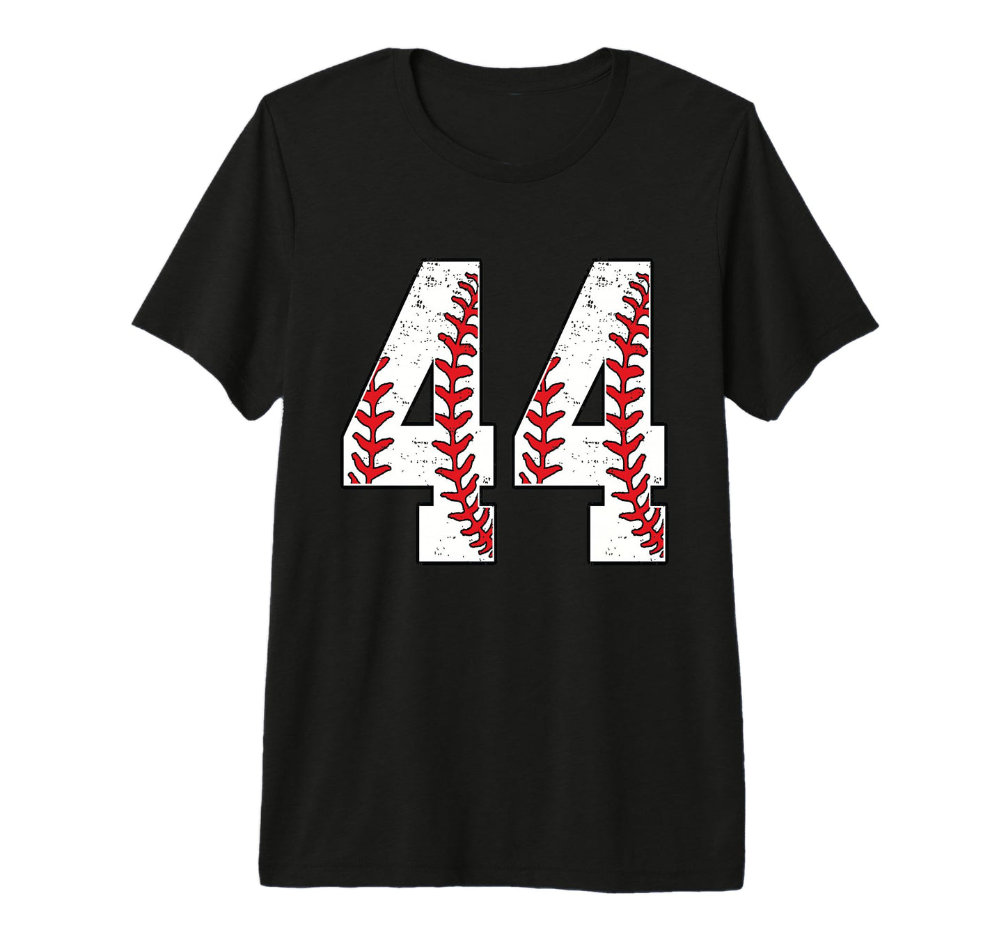 Number 44 Baseball 44 Jersey Number T-Shirt - Graphic Print Men Women - T-Shirt, Sweatshirt, Hoodie