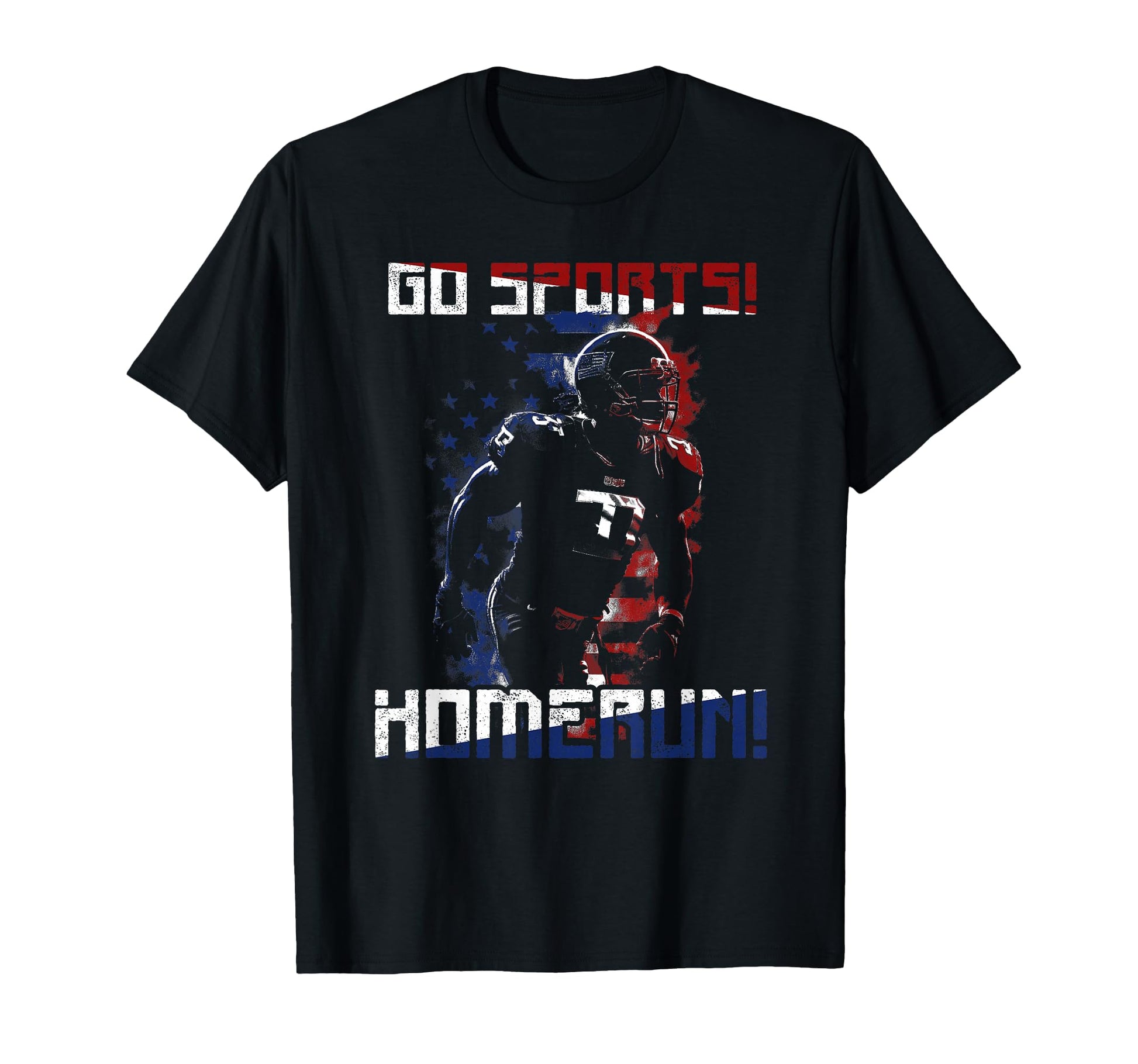Homerun Football Player T-Shirt - Fun Novelty Design Men Women - T-Shirt, Sweatshirt, Hoodie