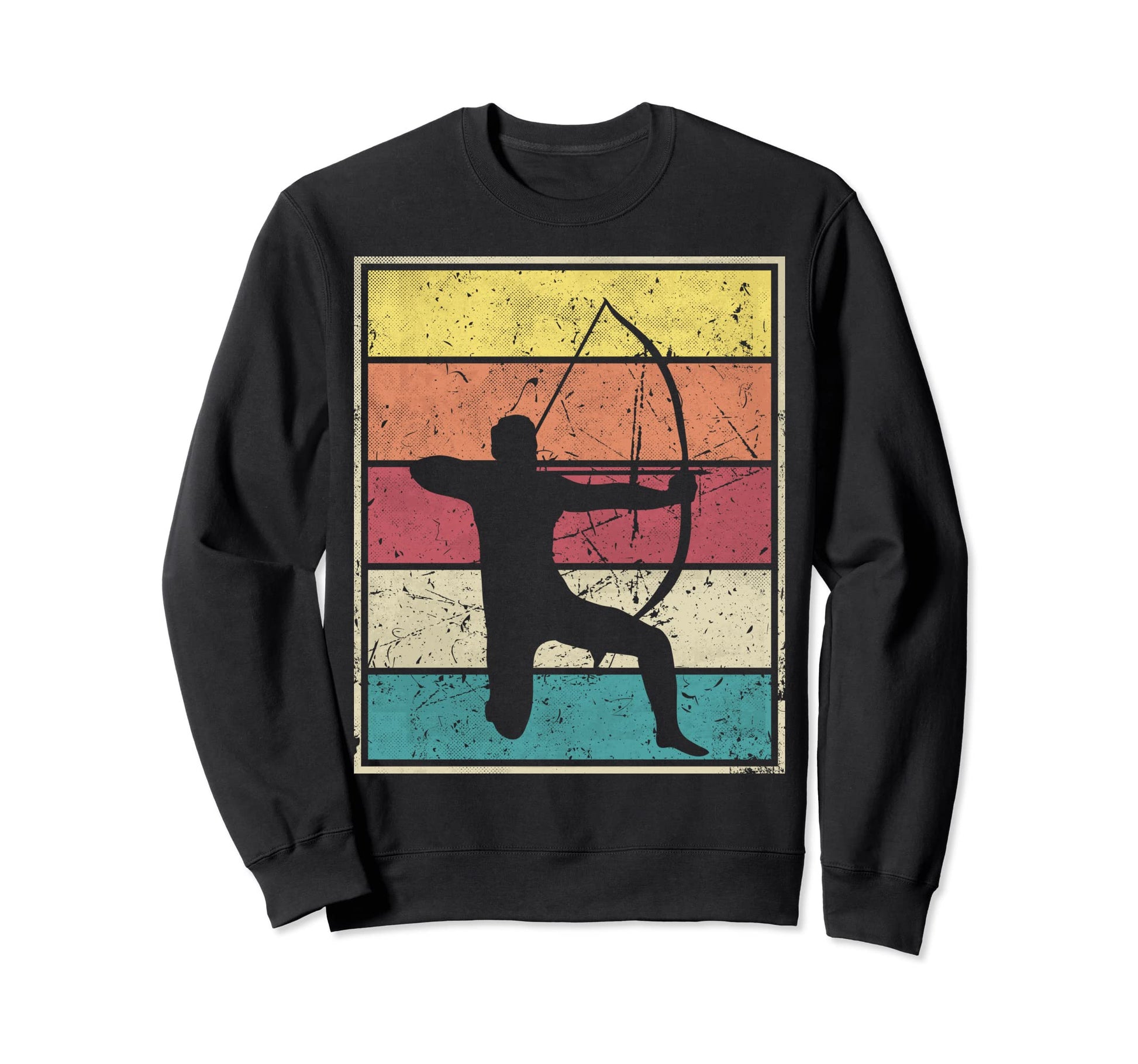 Archery Stripes Sweatshirt - Unique Graphic for Adults - T-Shirt, Sweatshirt, Hoodie