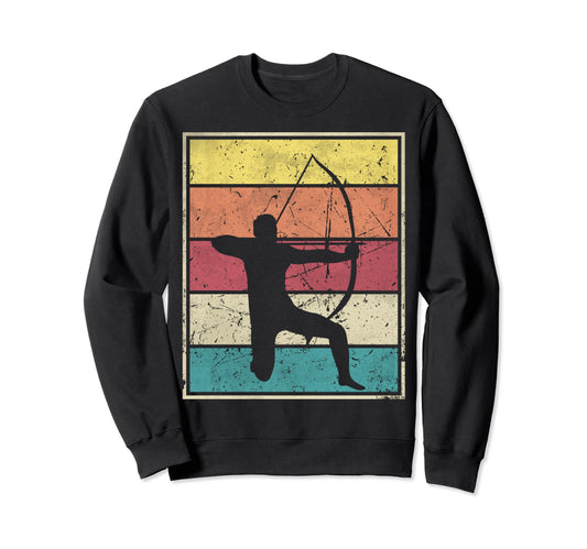 Archery Stripes Sweatshirt - Unique Graphic for Adults - T-Shirt, Sweatshirt, Hoodie