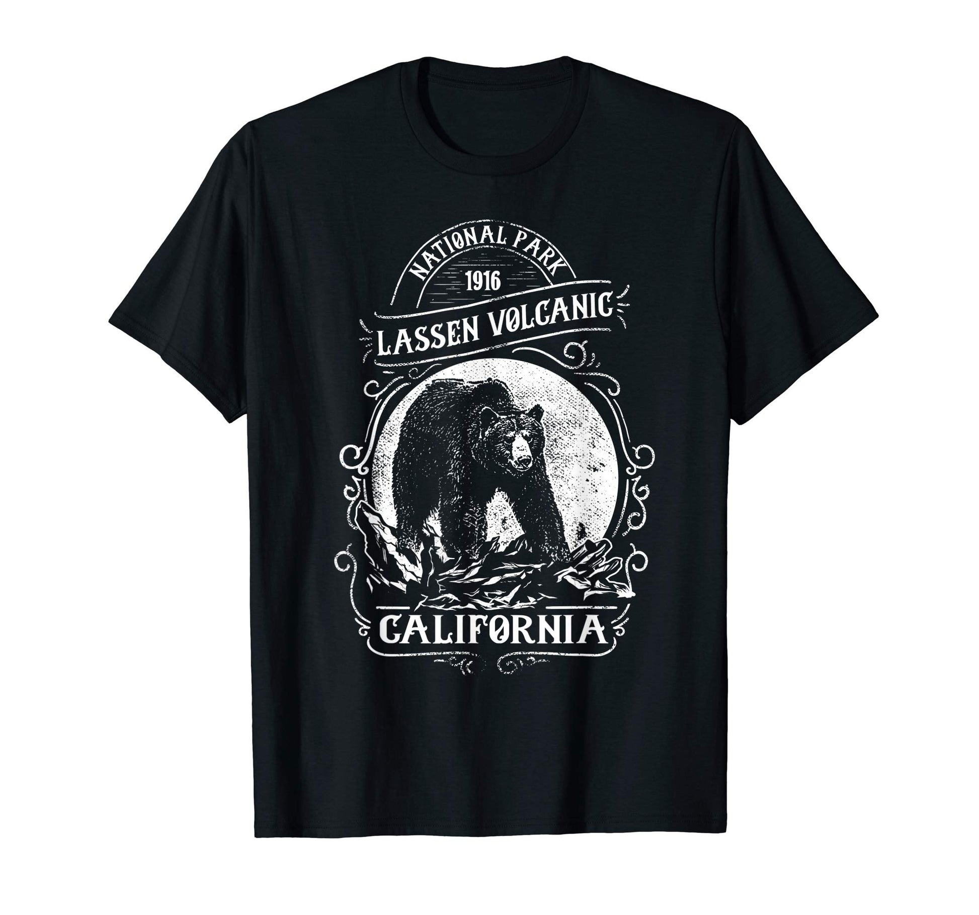 Lassen Volcanic National Park Bear T-Shirt - Unique Graphic Unisex - T-Shirt, Sweatshirt, Hoodie