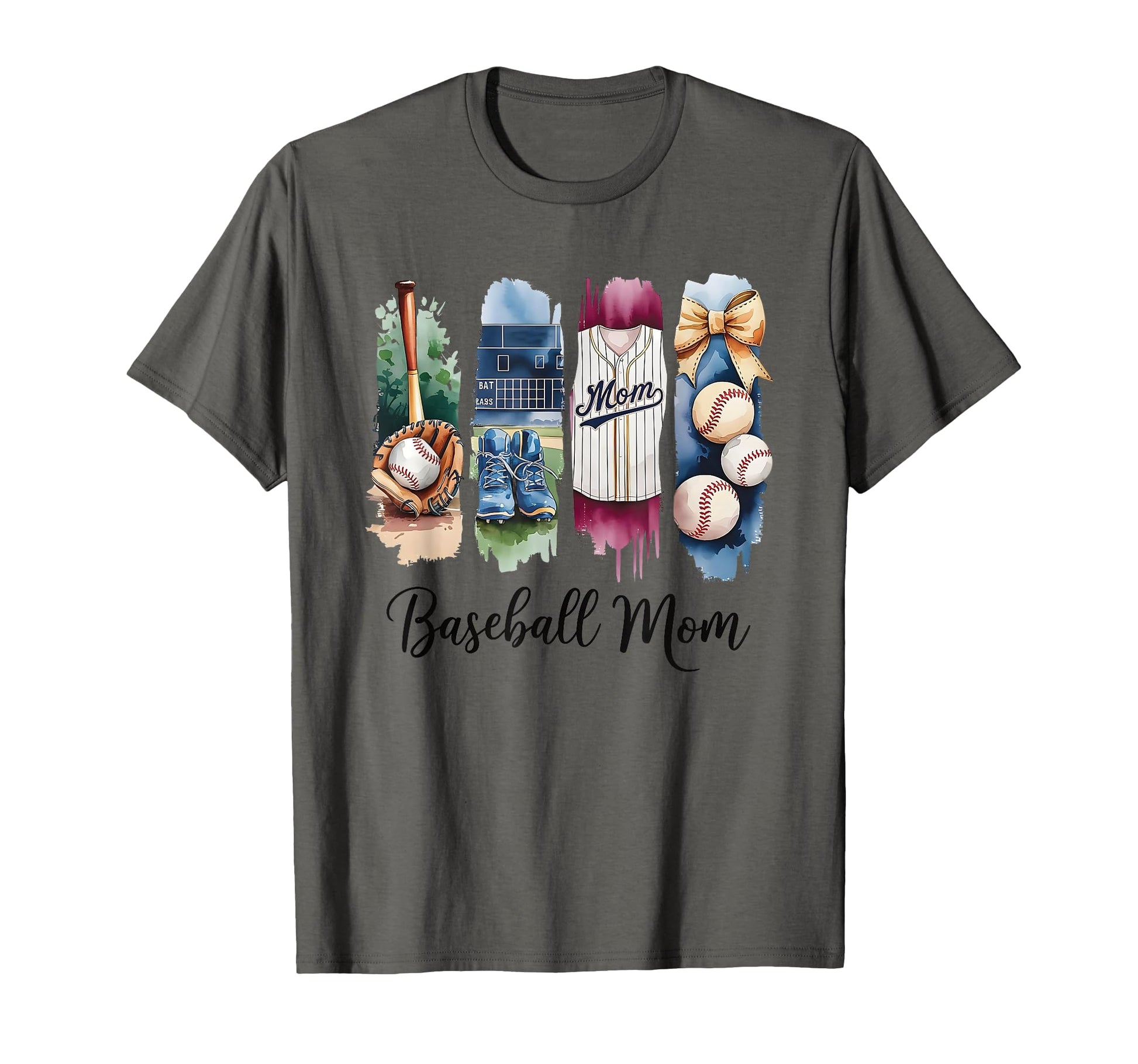 Baseball Mom Game Day Baseball T-Shirt - Minimalist Print Men Women - T-Shirt, Sweatshirt, Hoodie